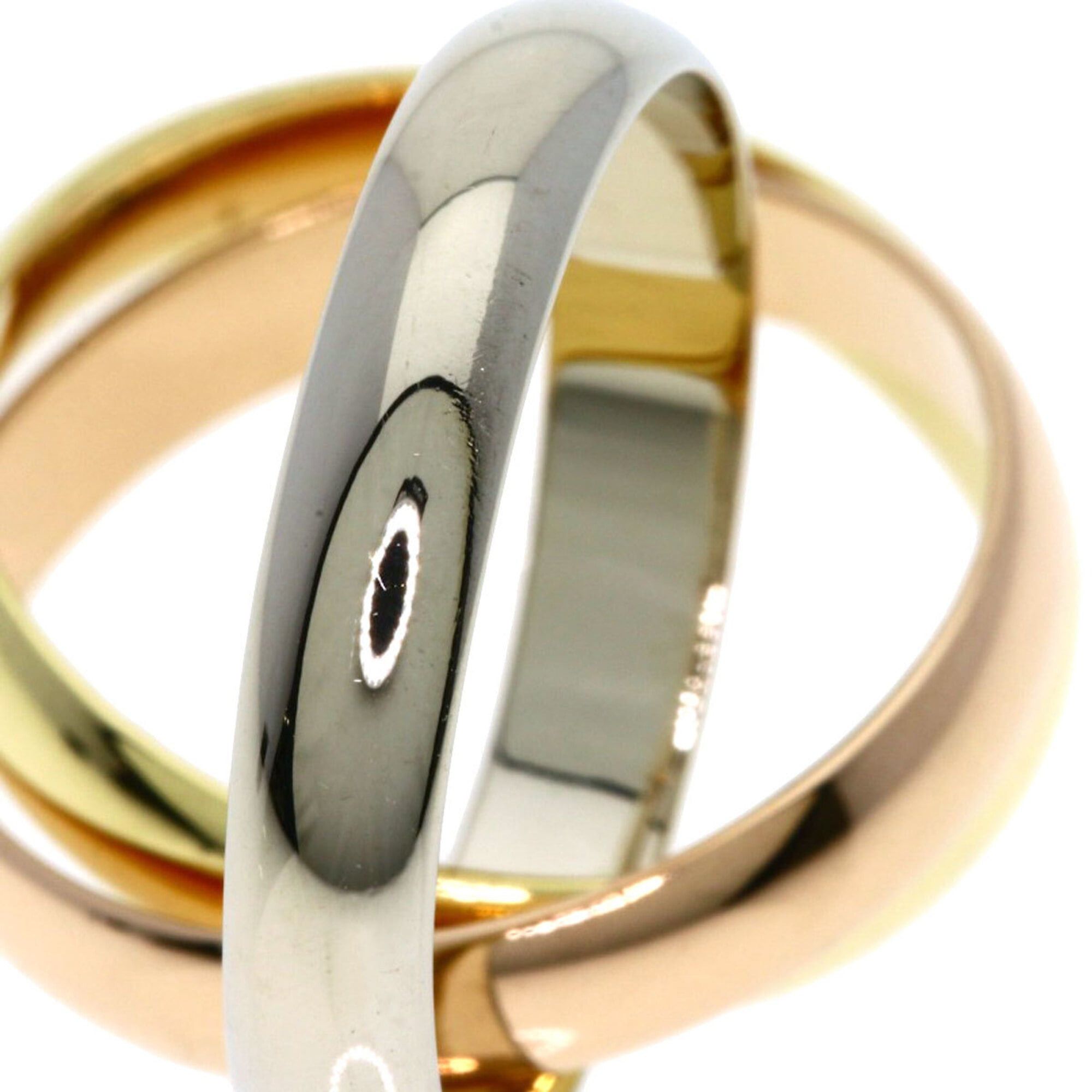 Cartier Cartier Trinity #50 Ring - 18K Yellow Gold/18K Pink White Gold Women's CARTIER Size ONE SIZE - 5 Thumbnail