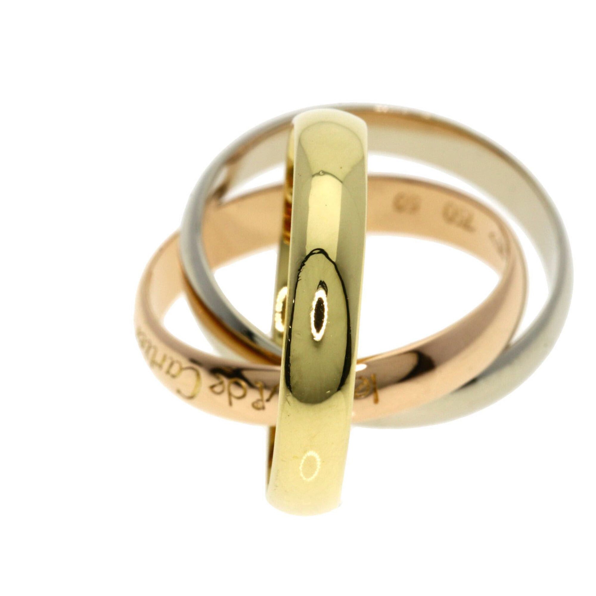 Cartier Cartier Trinity #50 Ring - 18K Yellow Gold/18K Pink White Gold Women's CARTIER Size ONE SIZE - 7 Thumbnail