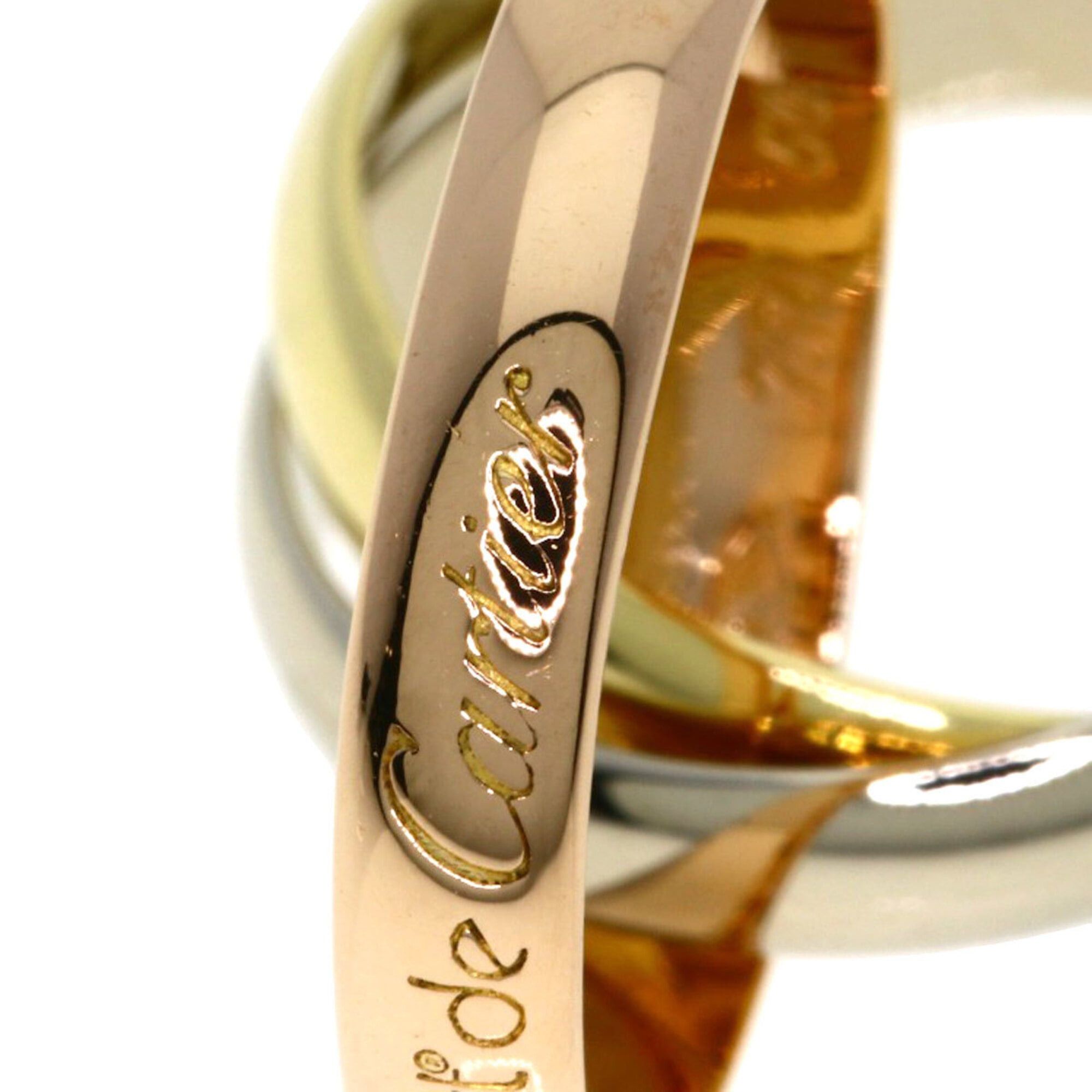 Cartier Cartier Trinity #50 Ring - 18K Yellow Gold/18K Pink White Gold Women's CARTIER Size ONE SIZE - 6 Thumbnail