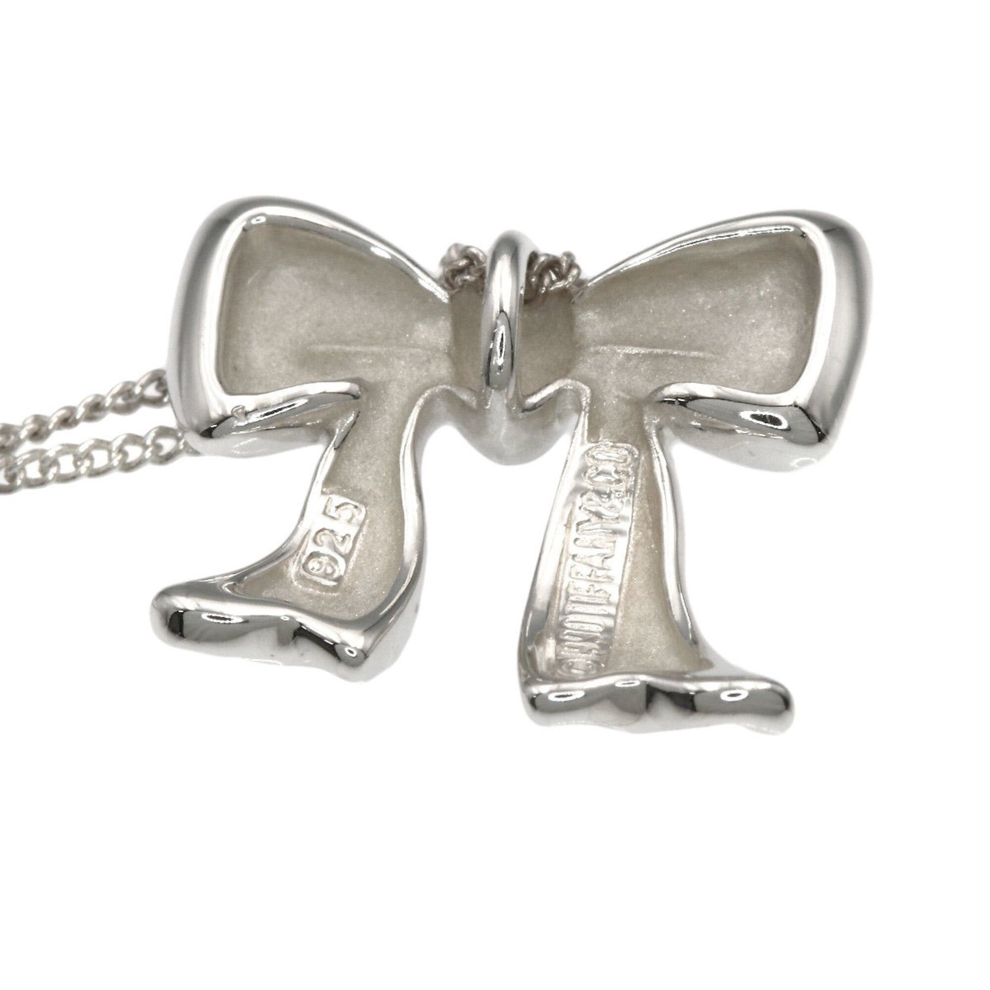 Tiffany & Co. Tiffany & Co. Ribbon Motif Necklace, Silver, Women's. Size ONE SIZE - 4 Thumbnail