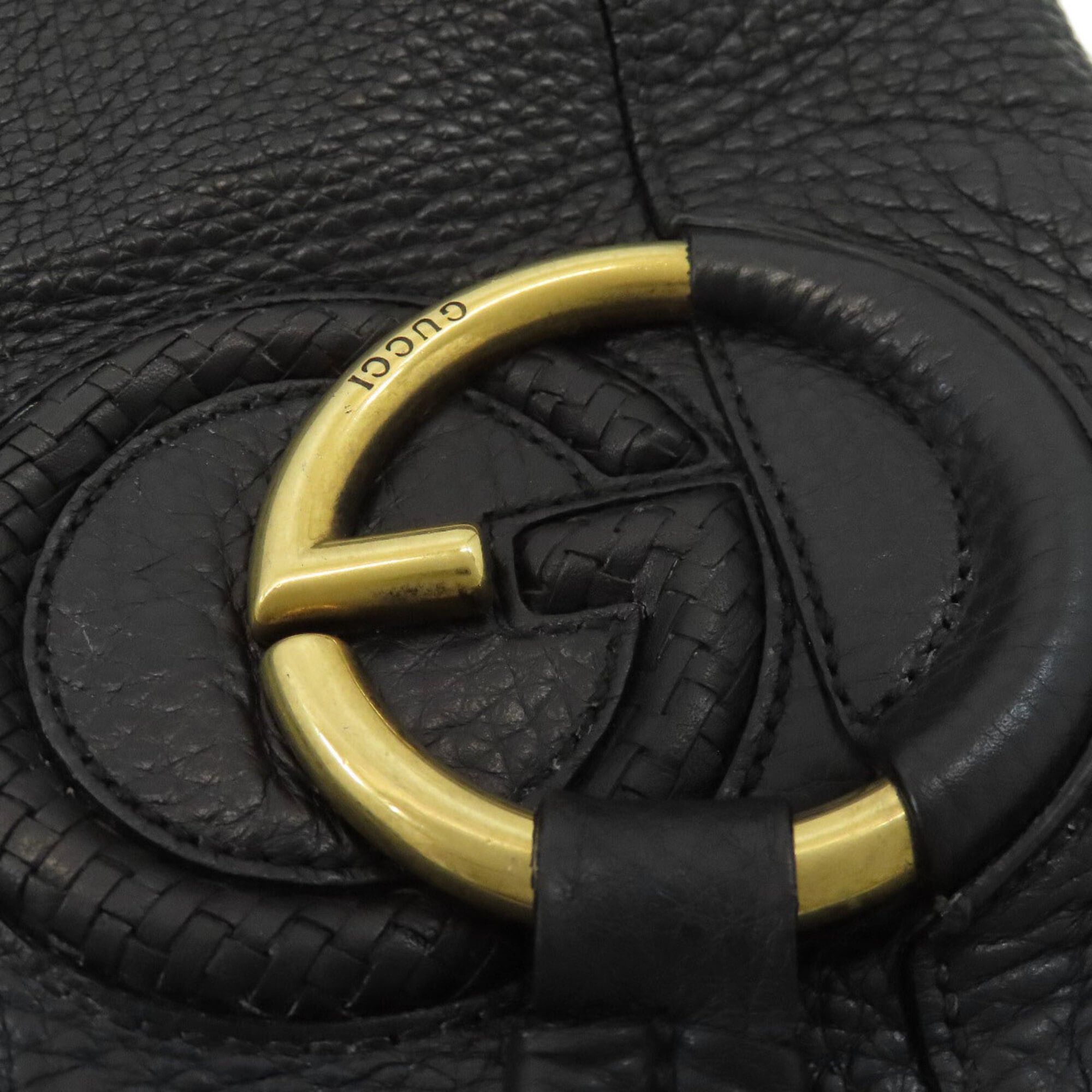 Gucci Gucci 309531 Interlocking G Tote Bag Leather Women's GUCCI Size ONE SIZE - 18 Thumbnail