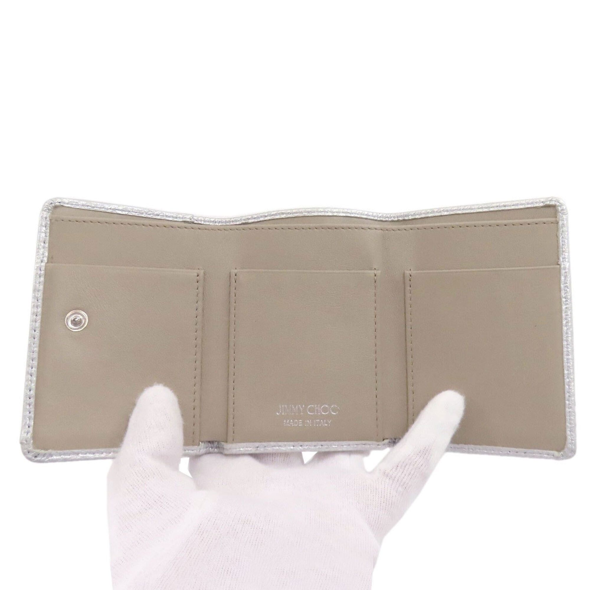 Jimmy Choo Jimmy Choo Star Motif Bi-fold Leather Wallet for Women Size ONE SIZE - 4 Thumbnail