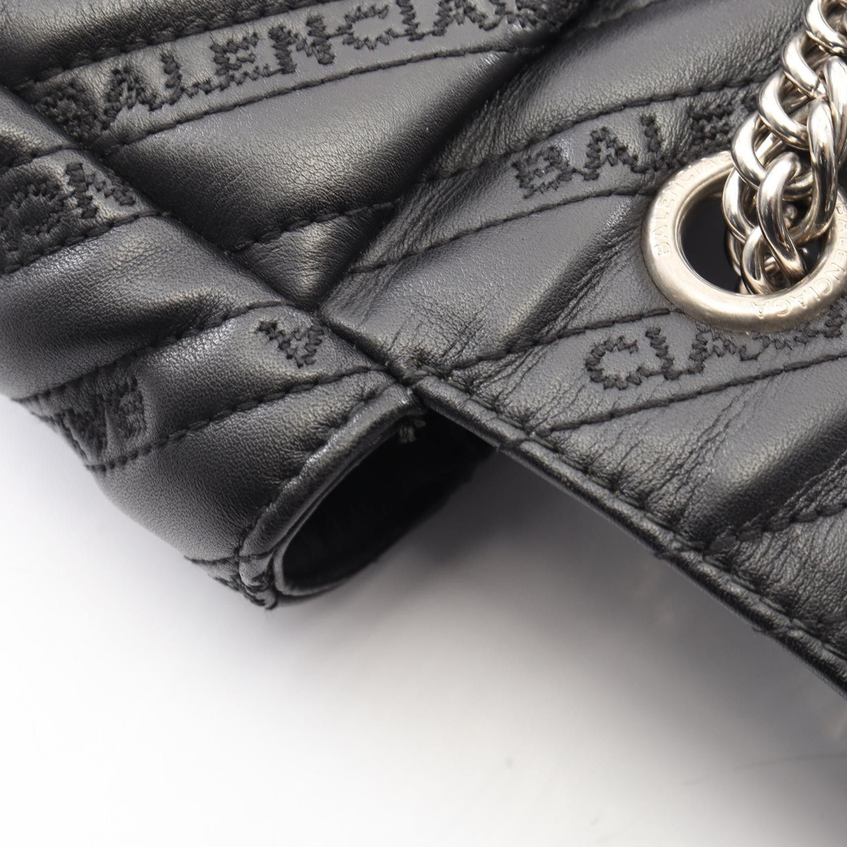 Balenciaga Balenciaga Balenciaga BB Logo Leather Shoulder Bag Leather Shoulder Bag 501681 DUTY FREE for USA Size ONE SIZE - 8 Thumbnail