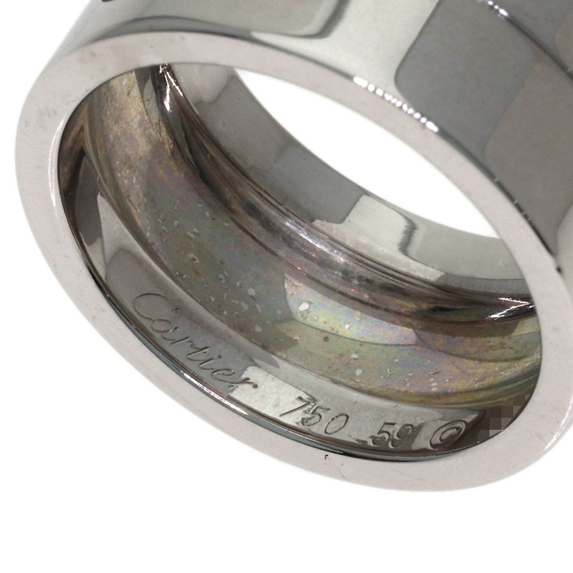 Cartier Cartier High Love Ring #59, 18K White Gold, Women's Ring, CARTIER Size ONE SIZE - 5 Thumbnail