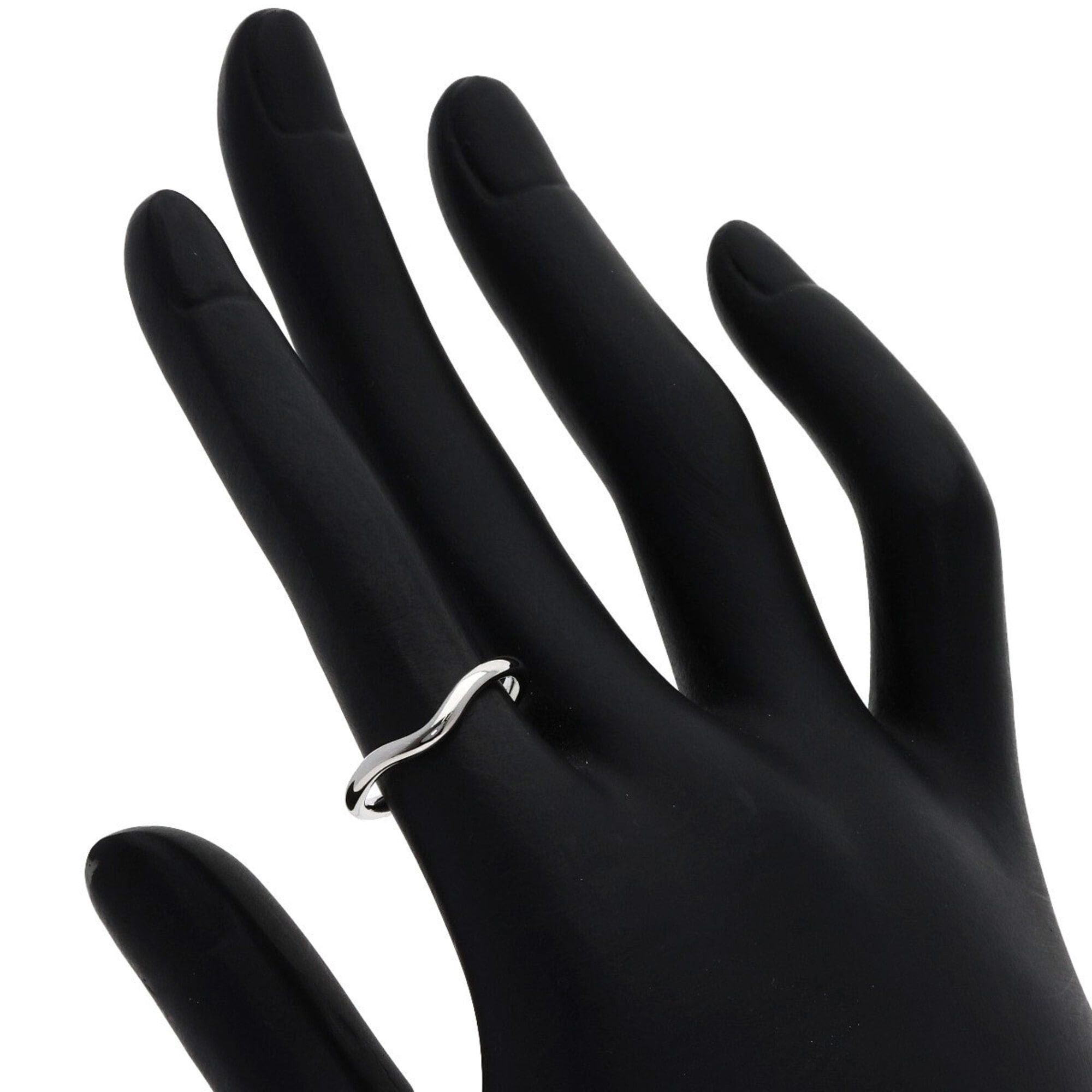 Tiffany & Co. Tiffany & Co. Curved Band Ring, Platinum PT950, Women's Ring. Size ONE SIZE - 6 Thumbnail