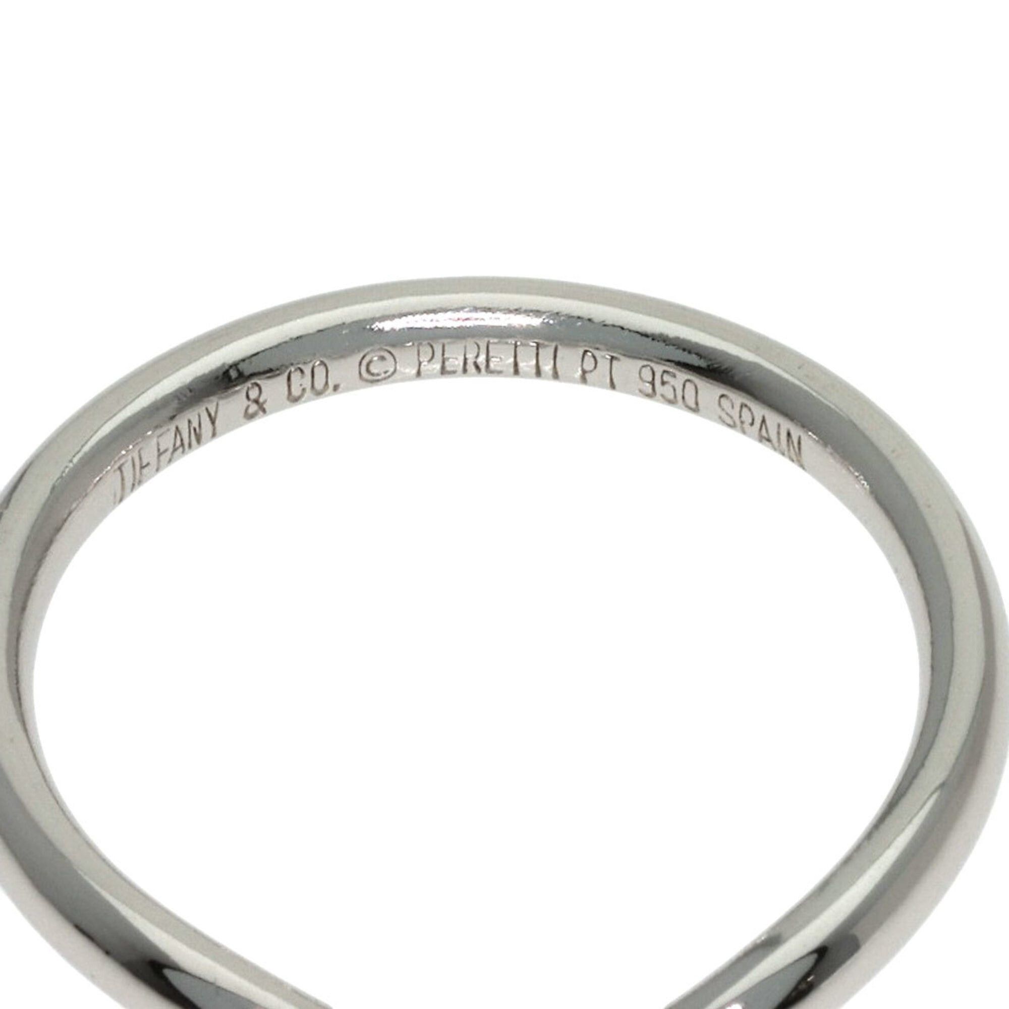 Tiffany & Co. Tiffany & Co. Curved Band Ring, Platinum PT950, Women's Ring. Size ONE SIZE - 5 Thumbnail