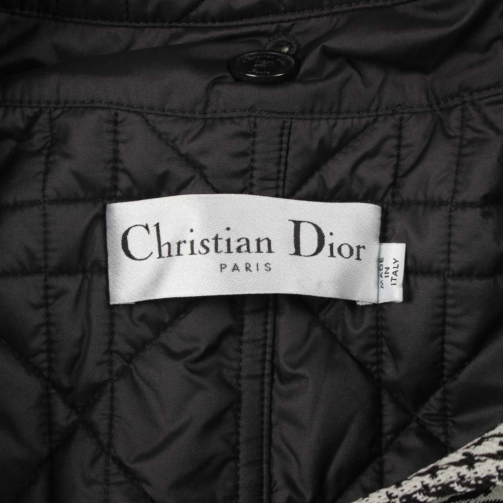 Dior Dior Dior BEE Embroidery Wool Coat Textile Outerwear DUTY FREE for USA Size ONE SIZE - 3 Thumbnail