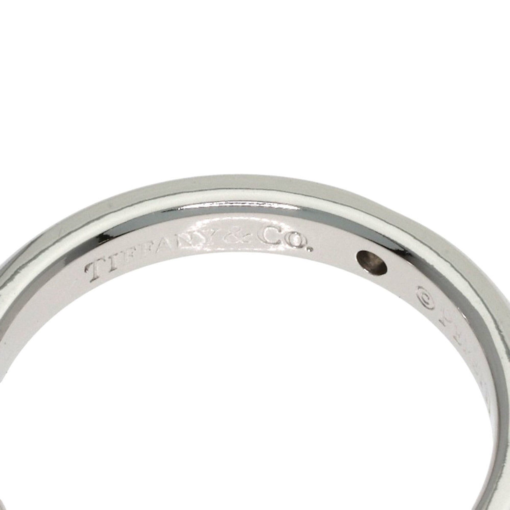 Tiffany & Co. Tiffany & Co. Curved Band 1P Diamond Ring, Platinum PT950, Women's Ring. Size ONE SIZE - 5 Thumbnail