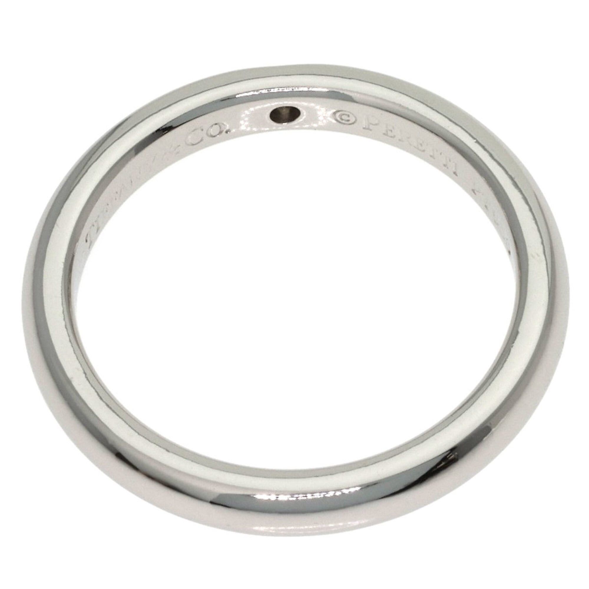 Tiffany & Co. Tiffany & Co. Curved Band 1P Diamond Ring, Platinum PT950, Women's Ring. Size ONE SIZE - 4 Thumbnail