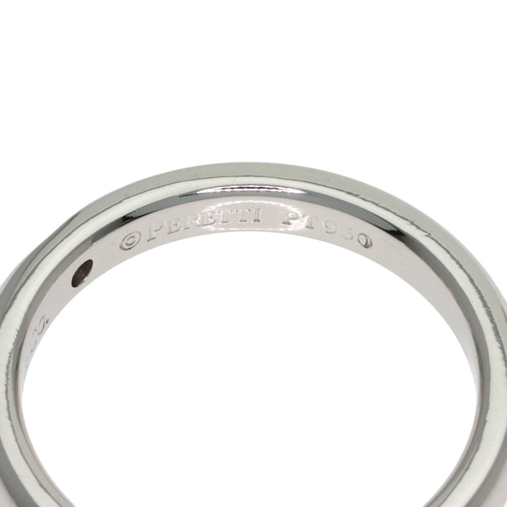 Tiffany & Co. Tiffany & Co. Curved Band 1P Diamond Ring, Platinum PT950, Women's Ring. Size ONE SIZE - 6 Thumbnail