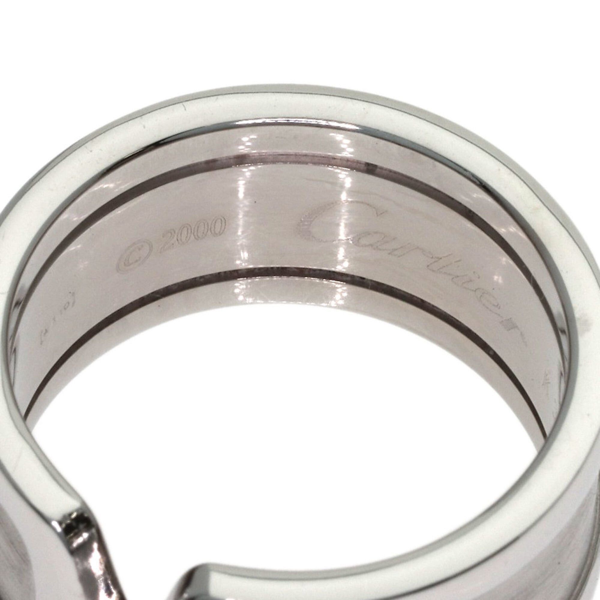 Cartier Cartier C2 Ring LM #54 Ring, 18K White Gold, Women's, CARTIER Size ONE SIZE - 5 Thumbnail