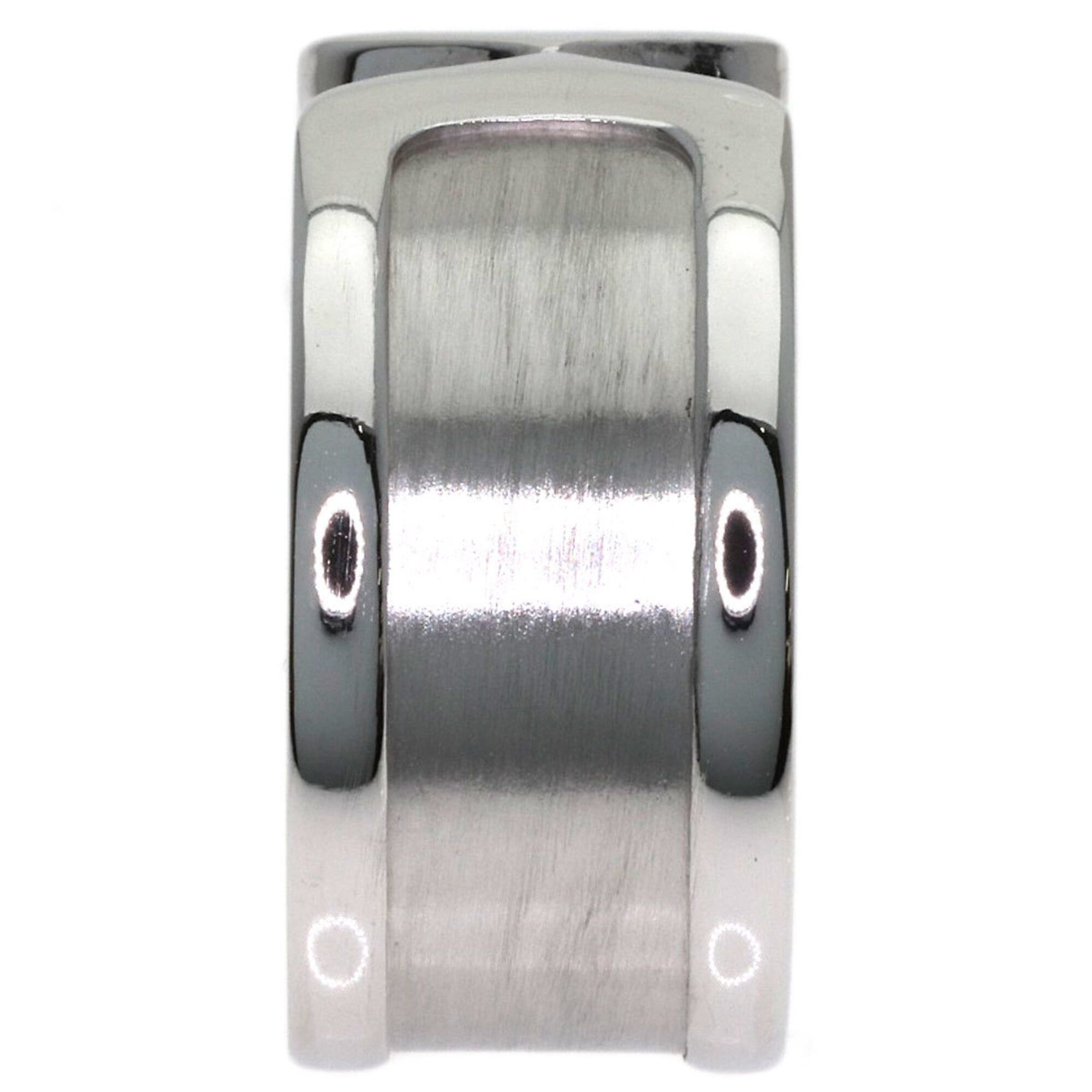 Cartier Cartier C2 Ring LM #54 Ring, 18K White Gold, Women's, CARTIER Size ONE SIZE - 3 Thumbnail