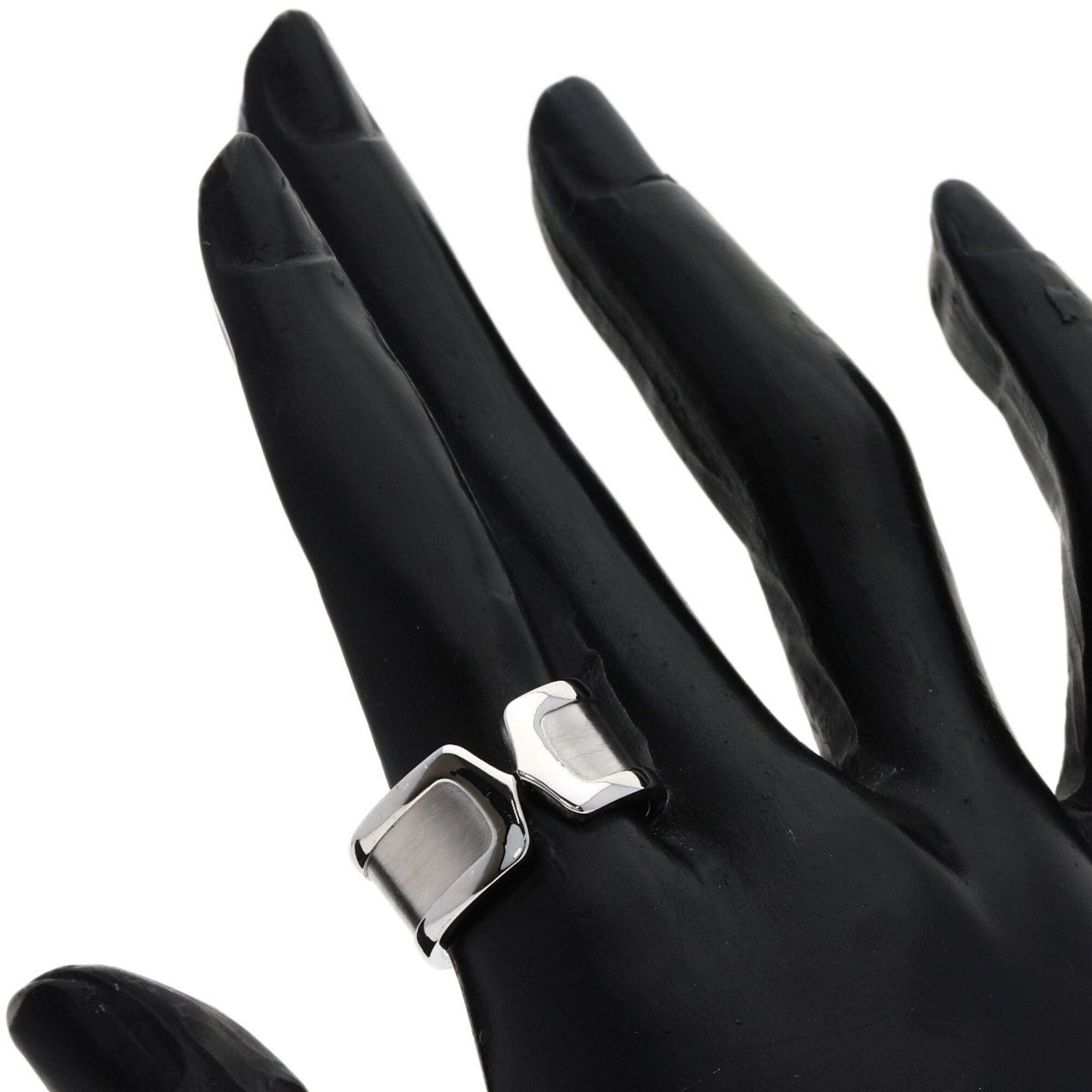 Cartier Cartier C2 Ring LM #54 Ring, 18K White Gold, Women's, CARTIER Size ONE SIZE - 7 Thumbnail