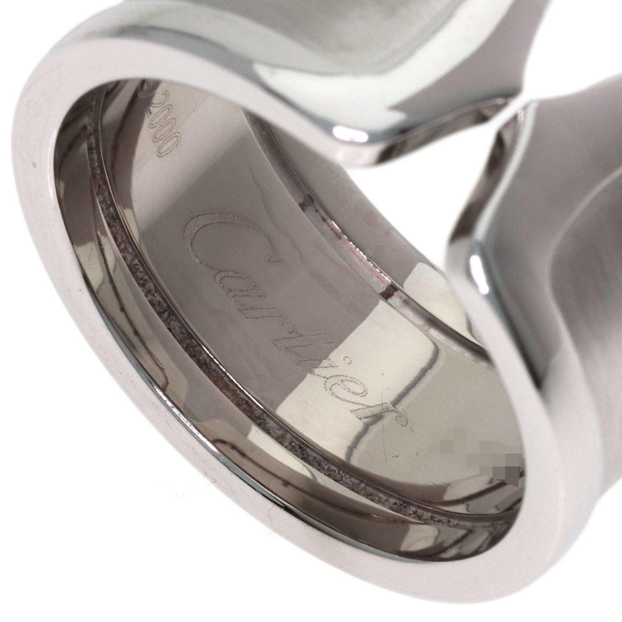 Cartier Cartier C2 Ring LM #54 Ring, 18K White Gold, Women's, CARTIER Size ONE SIZE - 10 Thumbnail