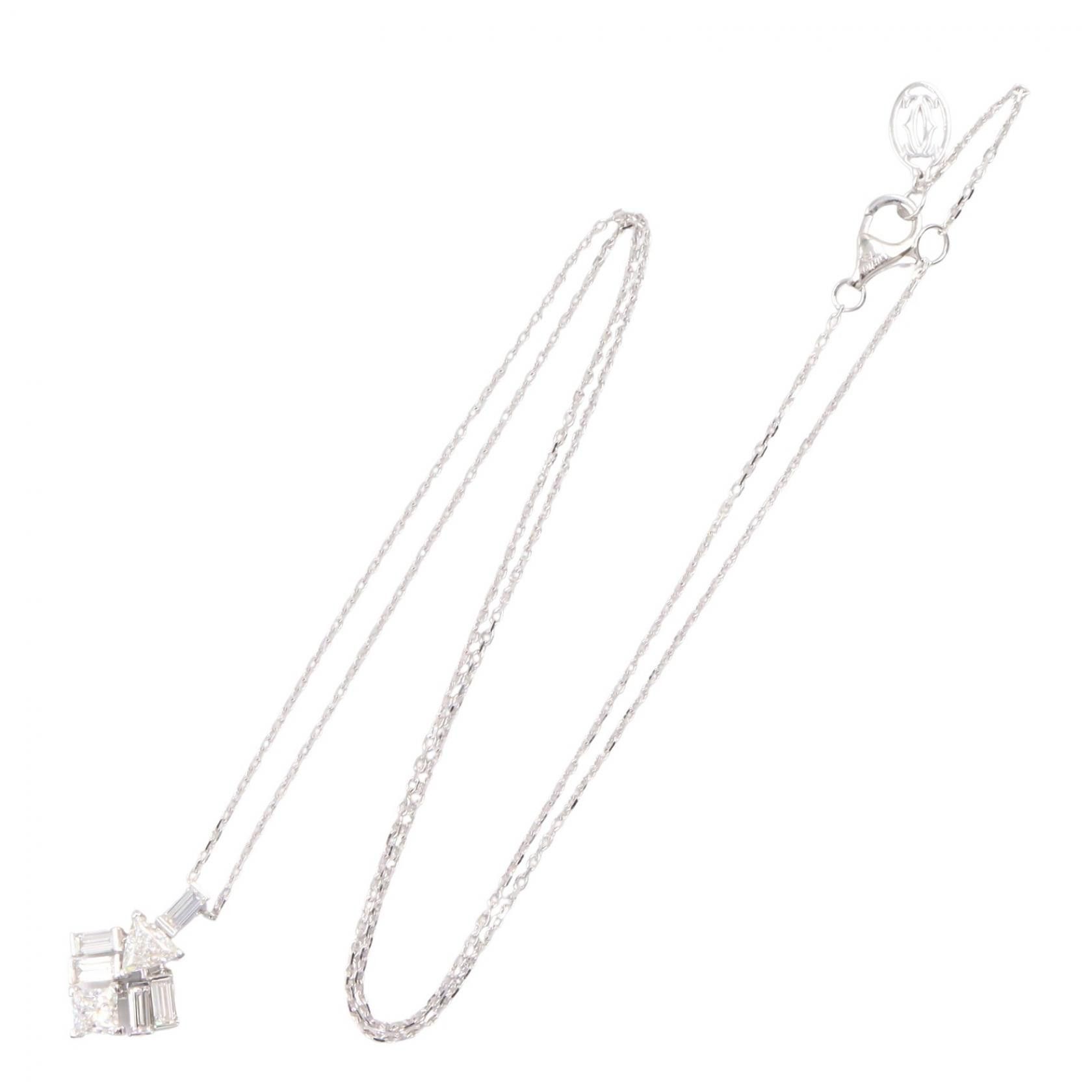 Cartier Cartier Cartier Diamond Reflection Au750 White Gold Necklace Precious Metal Necklace DUTY FREE for USA Size ONE SIZE - 2 Thumbnail