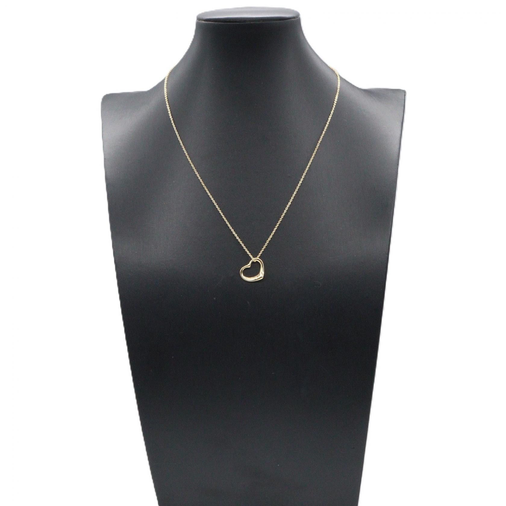 Tiffany & Co. Tiffany & Co. Tiffany & Co. Open Heart Au750 Necklace Precious Metal Necklace DUTY FREE for USA Size ONE SIZE - 6 Thumbnail