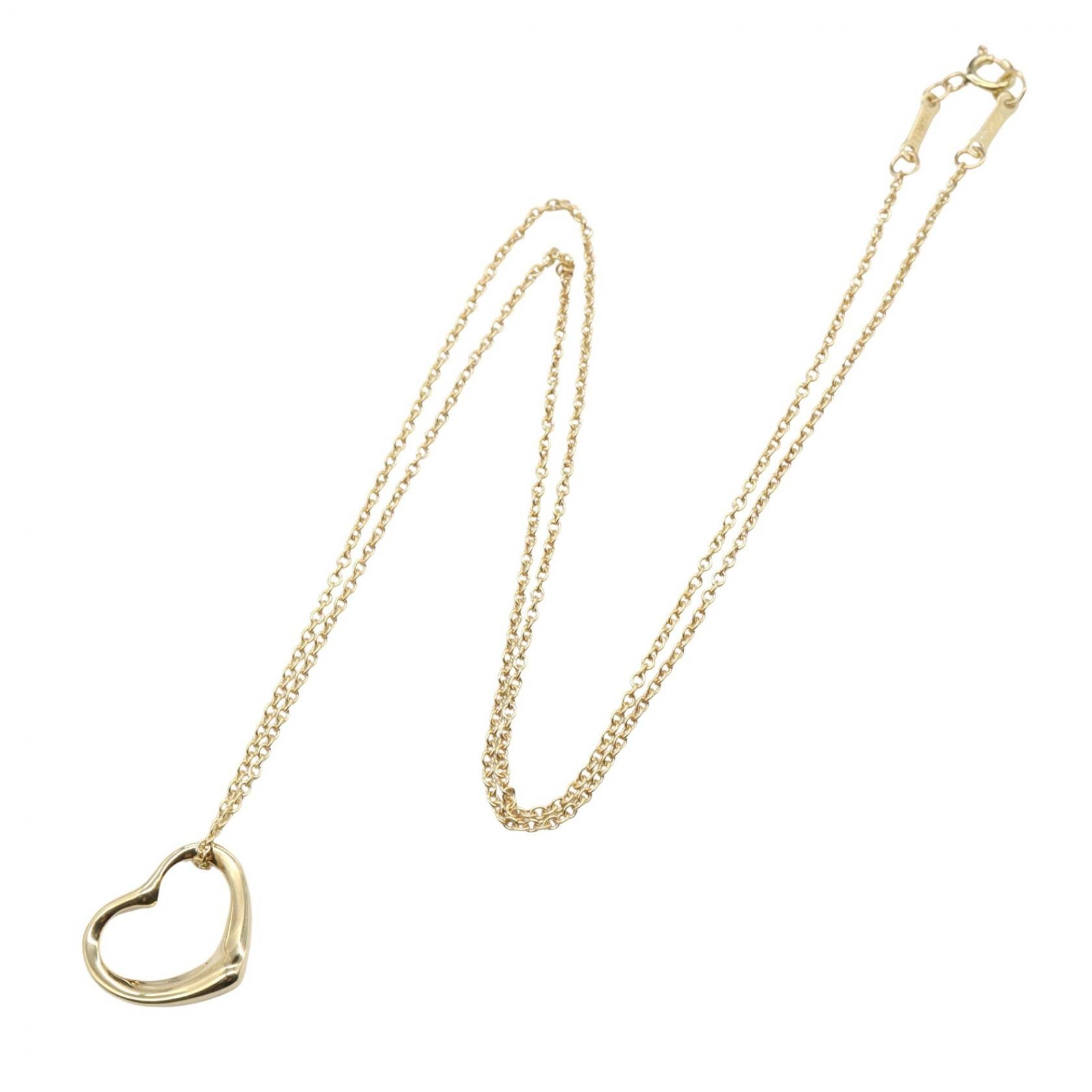 Tiffany & Co. Tiffany & Co. Tiffany & Co. Open Heart Au750 Necklace Precious Metal Necklace DUTY FREE for USA Size ONE SIZE - 2 Thumbnail