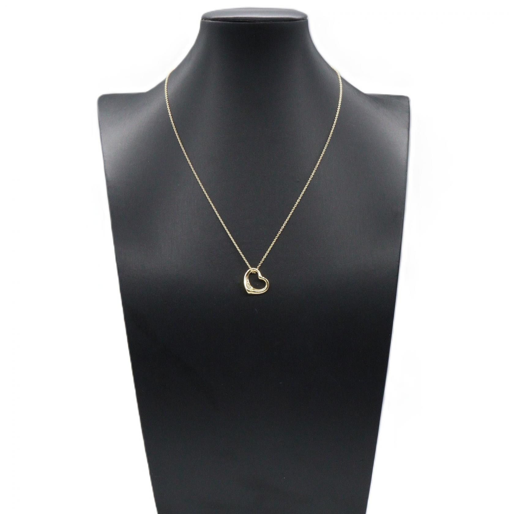 Tiffany & Co. Tiffany & Co. Tiffany & Co. Open Heart Au750 Diamond Necklace Precious Metal Necklace DUTY FREE for USA Size ONE SIZE - 6 Thumbnail