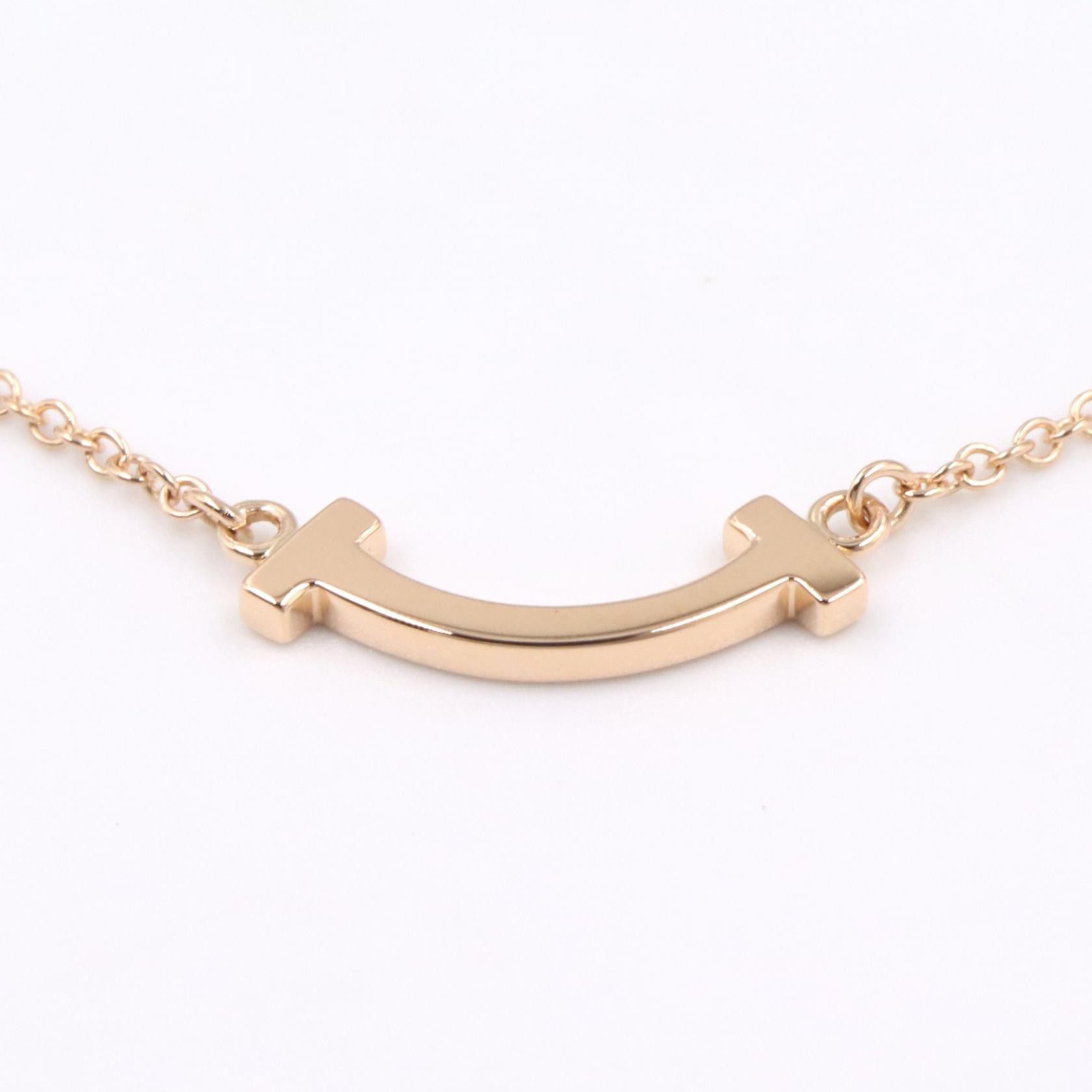 Tiffany & Co. Tiffany & Co. Tiffany & Co. T Smile Mini Au750 Necklace Precious Metal Necklace DUTY FREE for USA Size ONE SIZE - 6 Thumbnail