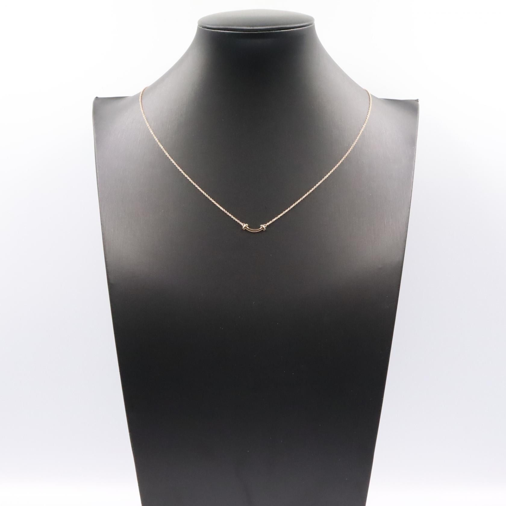 Tiffany & Co. Tiffany & Co. Tiffany & Co. T Smile Mini Au750 Necklace Precious Metal Necklace DUTY FREE for USA Size ONE SIZE - 7 Thumbnail