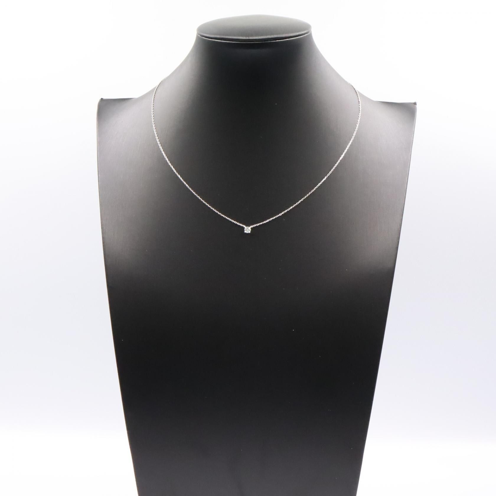 Cartier Cartier Cartier 1895 Solitaire Au750 Diamond Necklace Precious Metal Necklace DUTY FREE for USA Size ONE SIZE - 6 Thumbnail