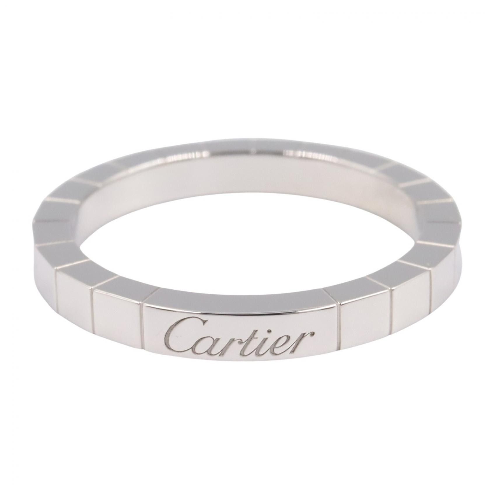 Cartier Cartier Cartier Lanieres Au750 White Gold Ring Size 19 Precious Metal Ring DUTY FREE for USA Size ONE SIZE - 2 Thumbnail