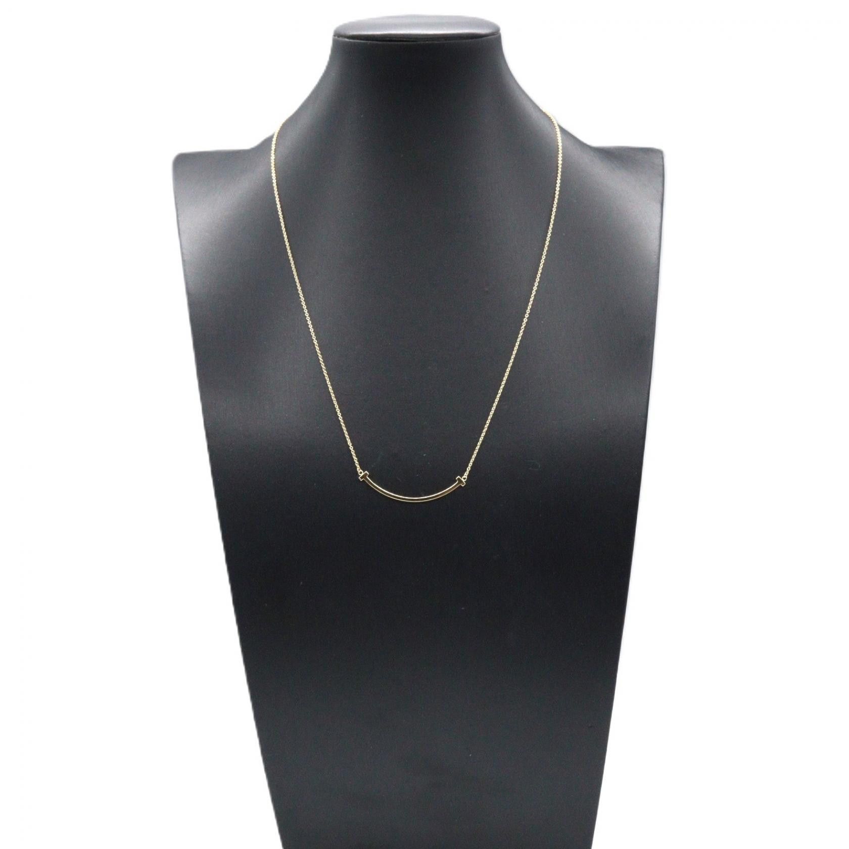 Tiffany & Co. Tiffany & Co. Tiffany & Co. T Smile Au750 Necklace Precious Metal Necklace 60011679 DUTY FREE for USA Size ONE SIZE - 5 Thumbnail
