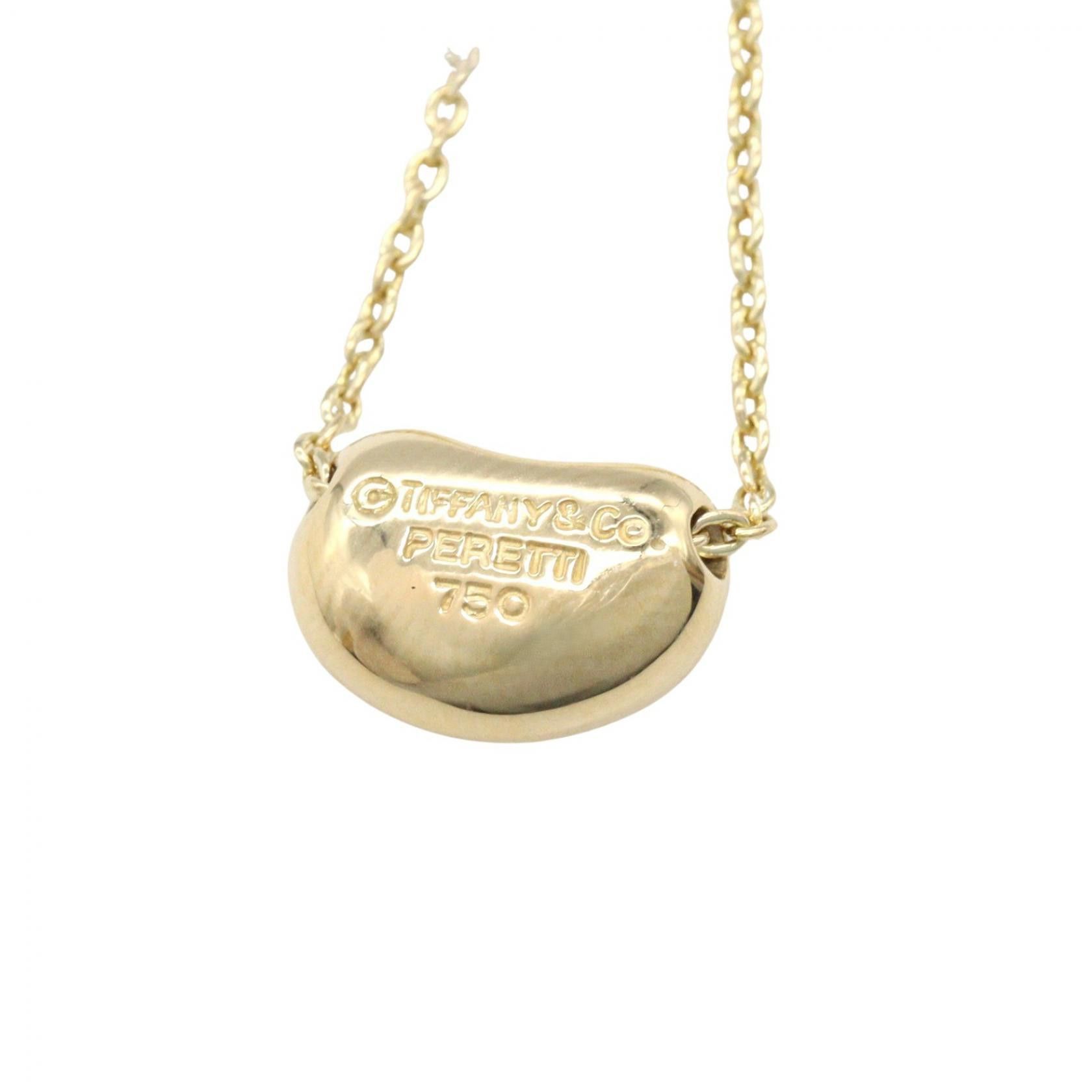 Tiffany & Co. Tiffany & Co. Tiffany & Co. Bean Au750 Necklace Precious Metal Necklace DUTY FREE for USA Size ONE SIZE - 4 Thumbnail