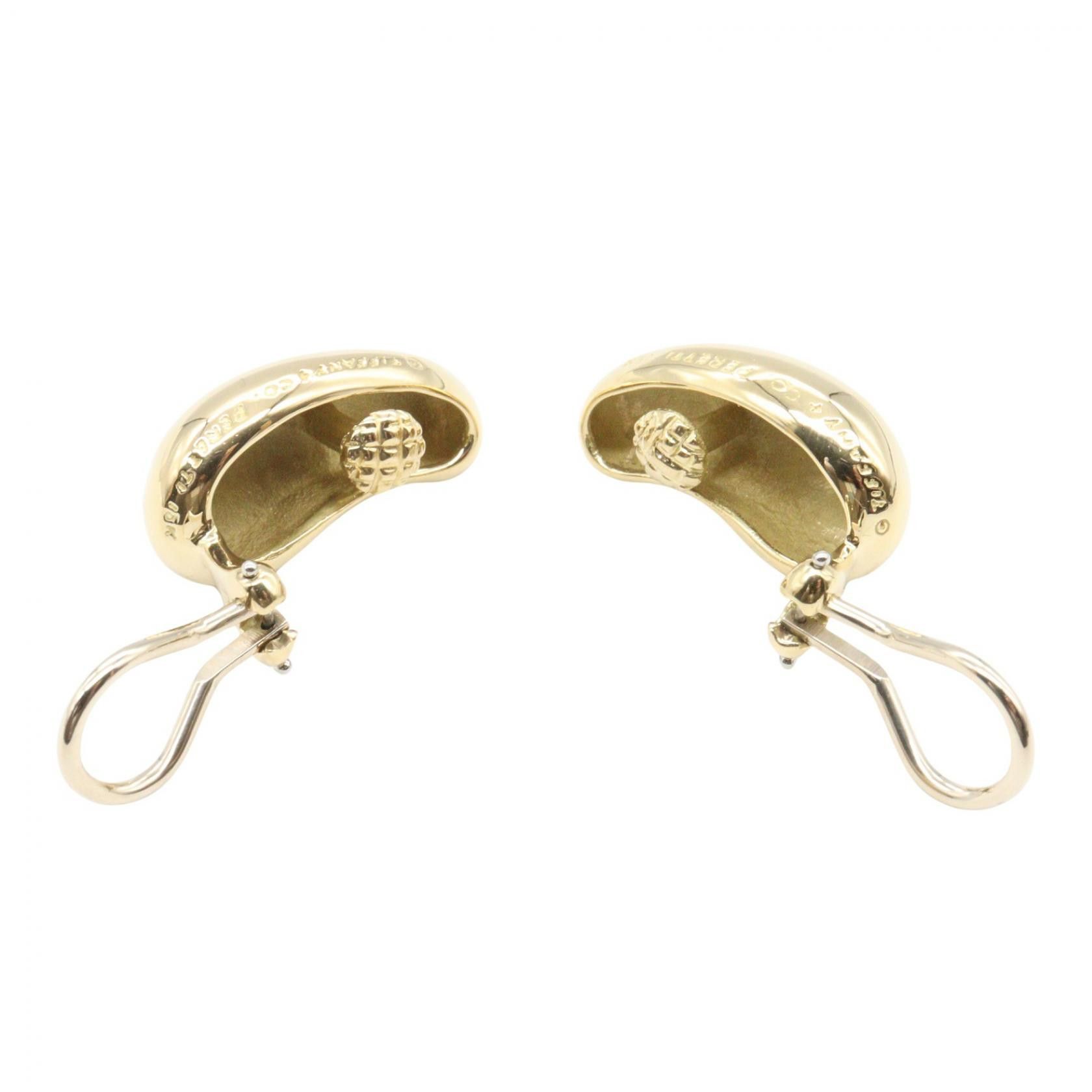 Tiffany & Co. Tiffany & Co. TIFFANY＆CO Bean Au750 Earrings Precious Metal Earrings DUTY FREE for USA Size ONE SIZE - 3 Thumbnail