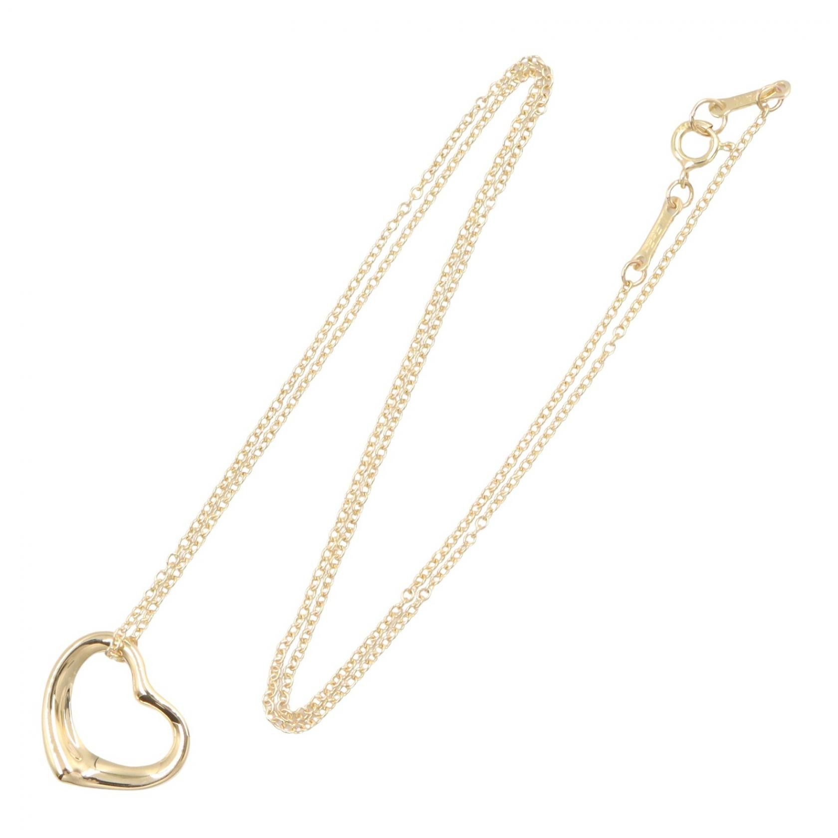 Tiffany & Co. Tiffany & Co. TIFFANY&CO Open Heart Au750 Necklace Precious Metal Necklace DUTY FREE for USA Size ONE SIZE - 2 Thumbnail