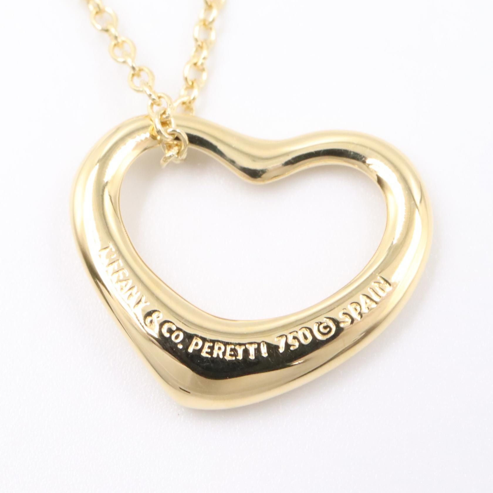Tiffany & Co. Tiffany & Co. TIFFANY&CO Open Heart Au750 Necklace Precious Metal Necklace DUTY FREE for USA Size ONE SIZE - 3 Thumbnail