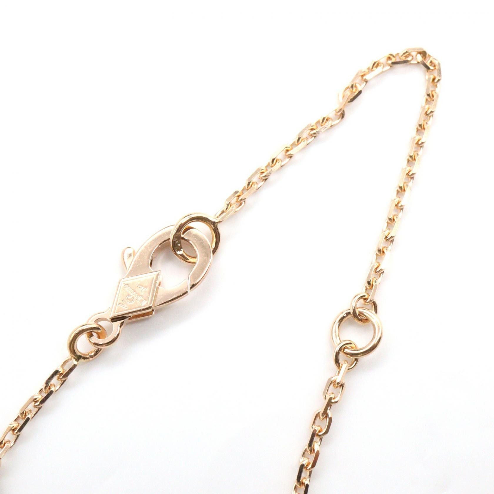 Van Cleef & Arpels Van Cleef & Arpels Van Cleef & Arpels Vintage Alhambra Au750 Pink Gold Diamond Mother of Pearl Necklace Precious Metal Necklace VCARPMOP00 DUTY FREE for USA Size ONE SIZE - 4 Thumbnail
