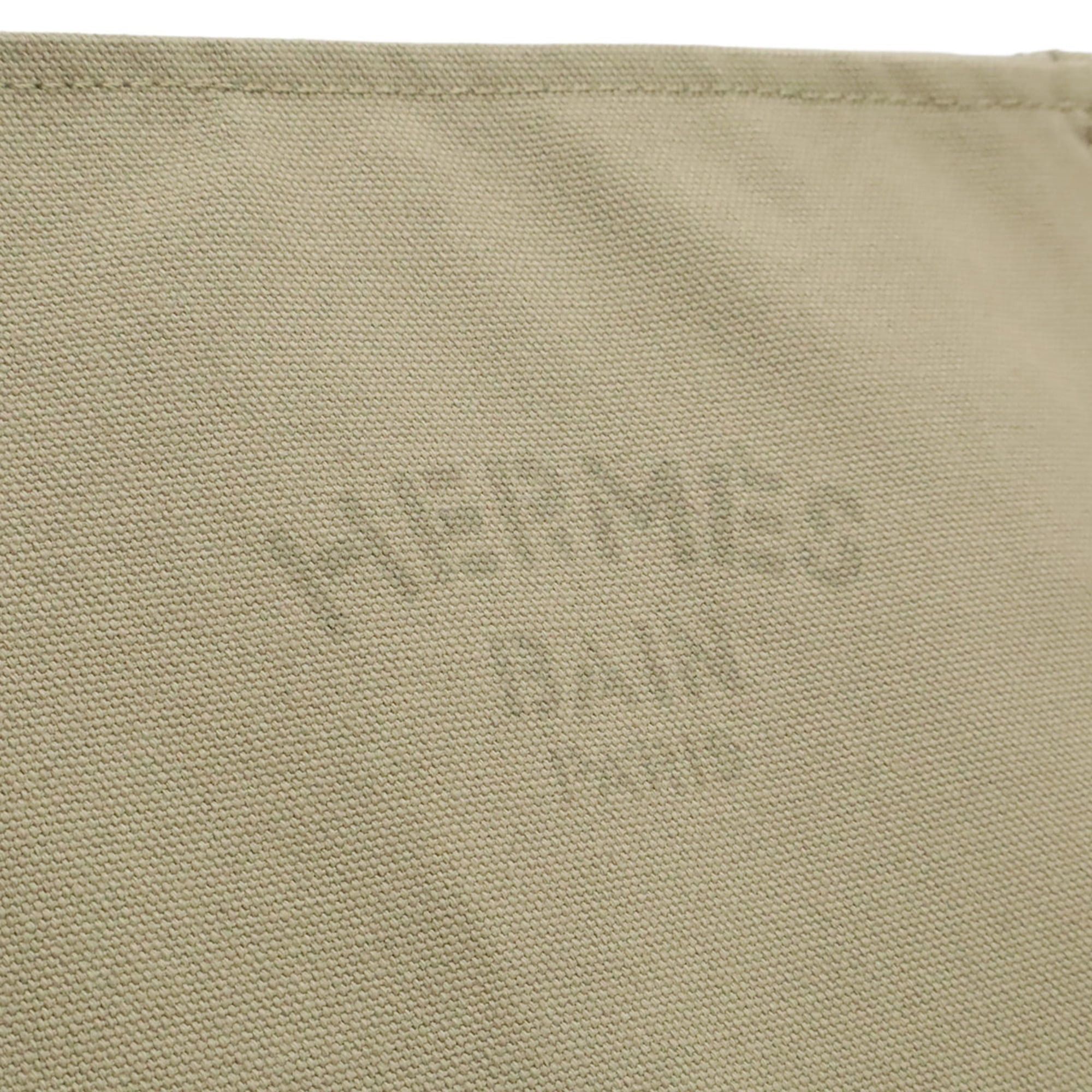 Hermes HERMES New Yachting PM Flat Pouch Handbag Canvas Leather Sand Beige Size ONE SIZE - 7 Thumbnail