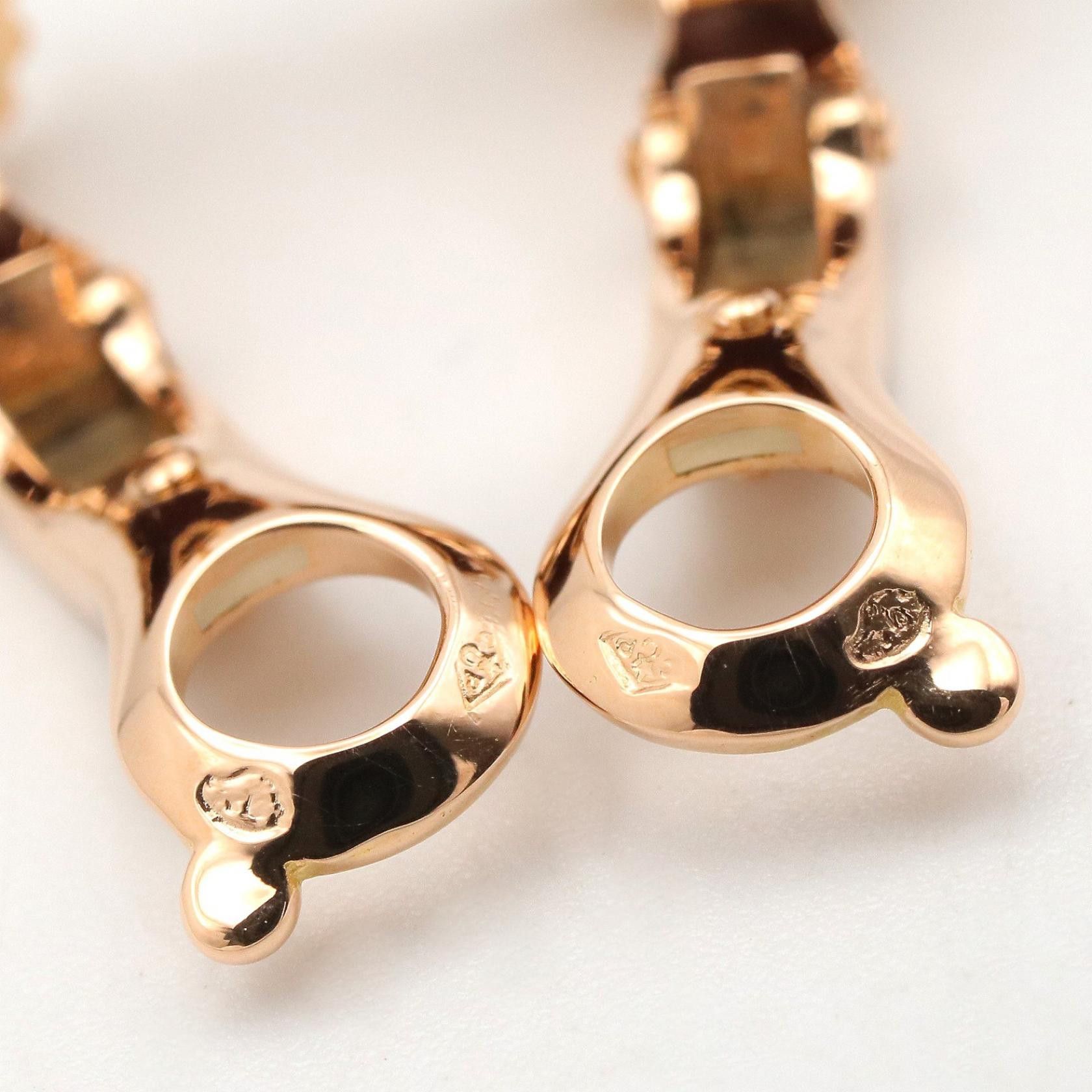 Van Cleef & Arpels Van Cleef & Arpels Van Cleef & Arpels Vintage Alhambra Onyx Au750 Pink Gold Earrings Precious Metal Earrings VCARA44200 DUTY FREE for USA Size ONE SIZE - 6 Thumbnail