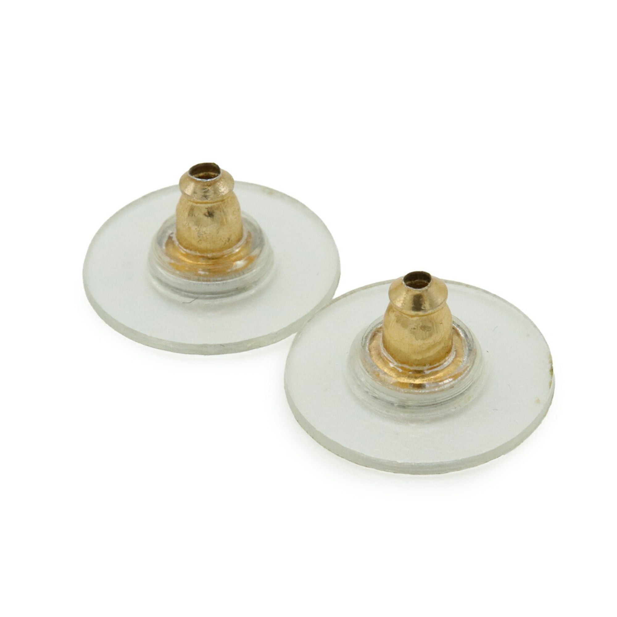 Chanel CHANEL Coco Mark Stud Earrings with Rhinestones, GP Gold, A14 B Size ONE SIZE - 7 Thumbnail