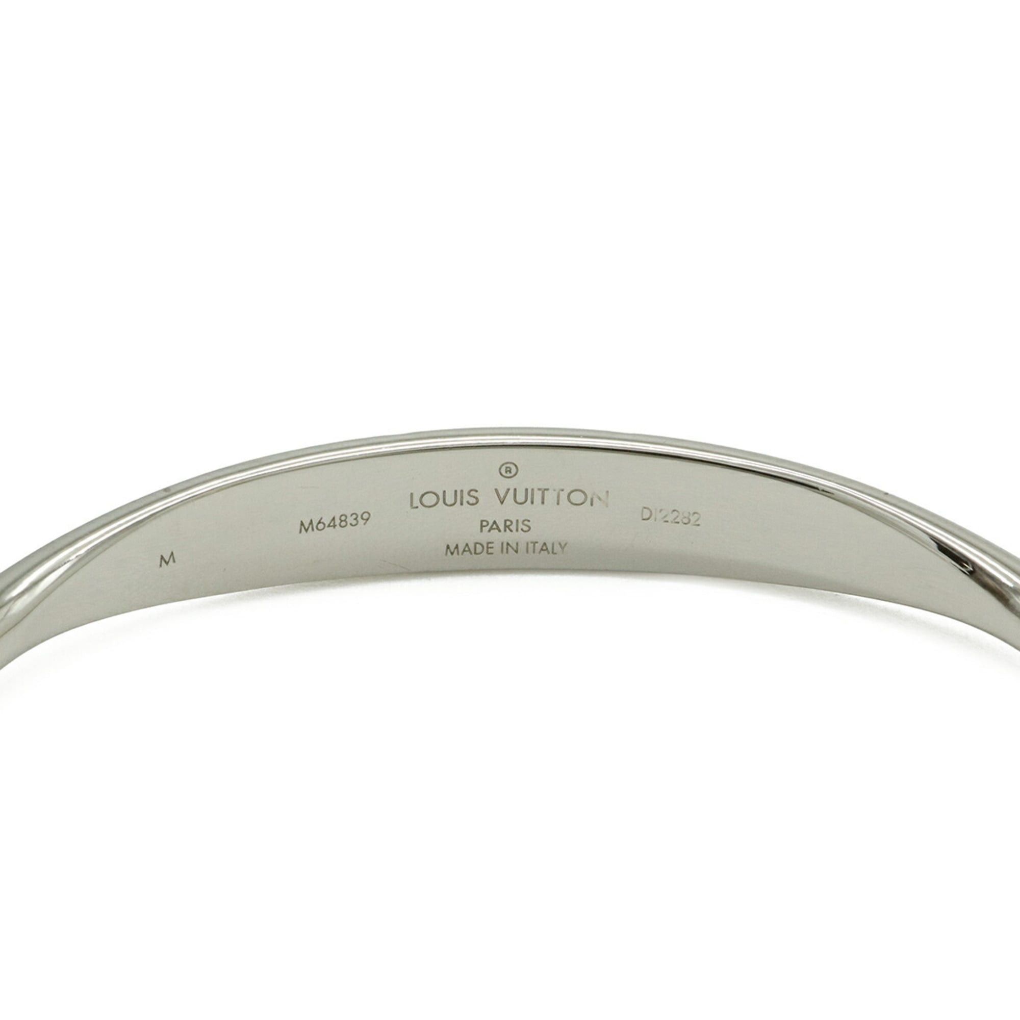 Louis Vuitton Louis Vuitton Jonc Monogram Bracelet Bangle Metal Silver M size M64839 Size ONE SIZE - 5 Thumbnail