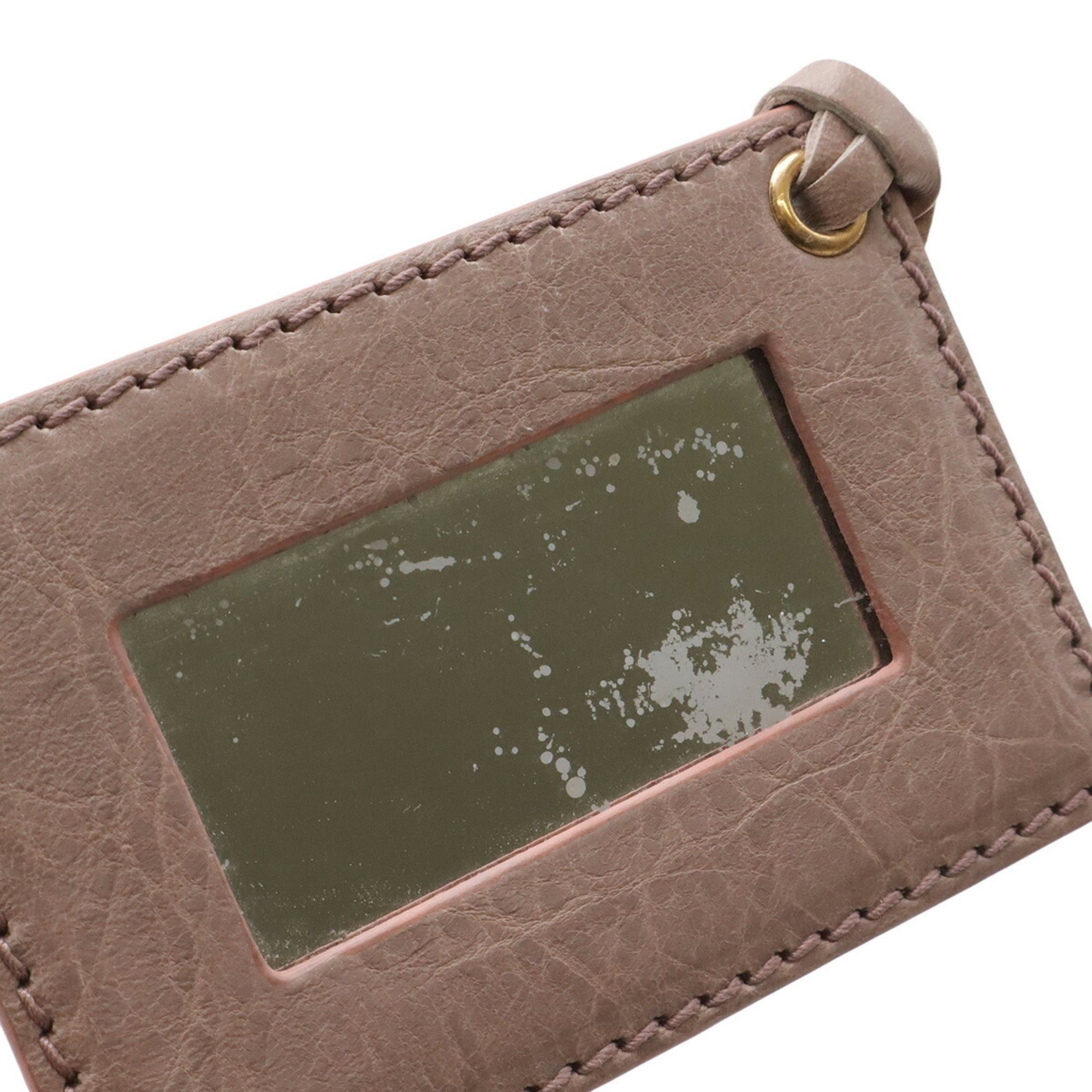 Balenciaga BALENCIAGA Giant Hip Shoulder Bag, Pochette, Clutch Leather, Mauve Pink, Item No. 237203 Size ONE SIZE - 10 Thumbnail