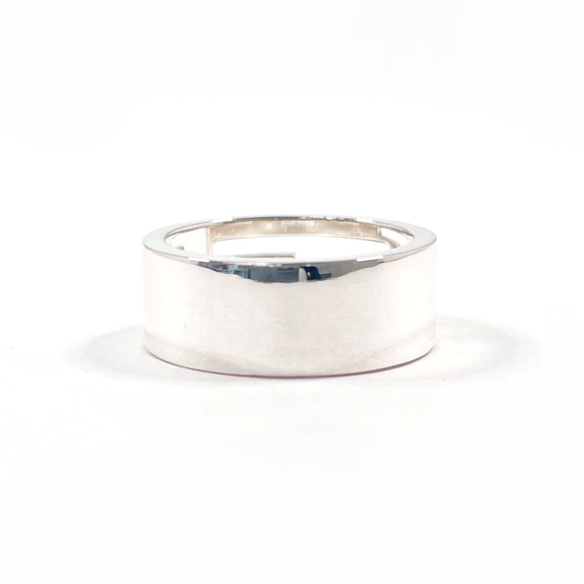 Gucci GUCCI Branded Cutout G Ring, Sterling Silver 925, Size 16.5cm, Men's Size ONE SIZE - 2 Thumbnail