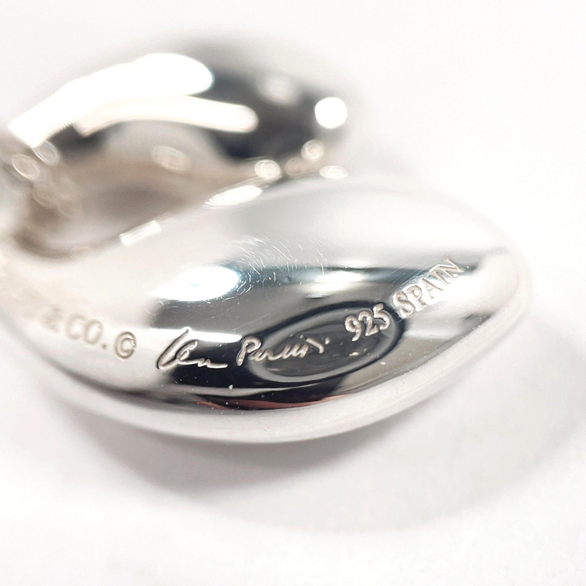 Tiffany & Co. TIFFANY&Co. Tiffany Double Teardrop Elsa Peretti Necklace, Sterling Silver 925, Women's Size ONE SIZE - 5 Thumbnail
