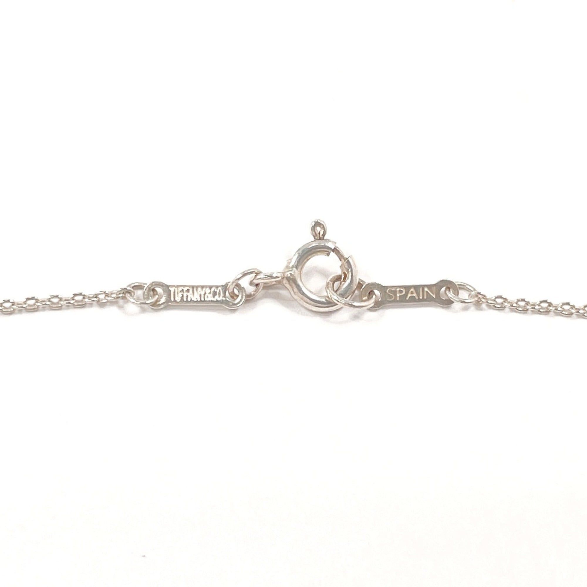 Tiffany & Co. TIFFANY&Co. Tiffany Double Teardrop Elsa Peretti Necklace, Sterling Silver 925, Women's Size ONE SIZE - 6 Thumbnail