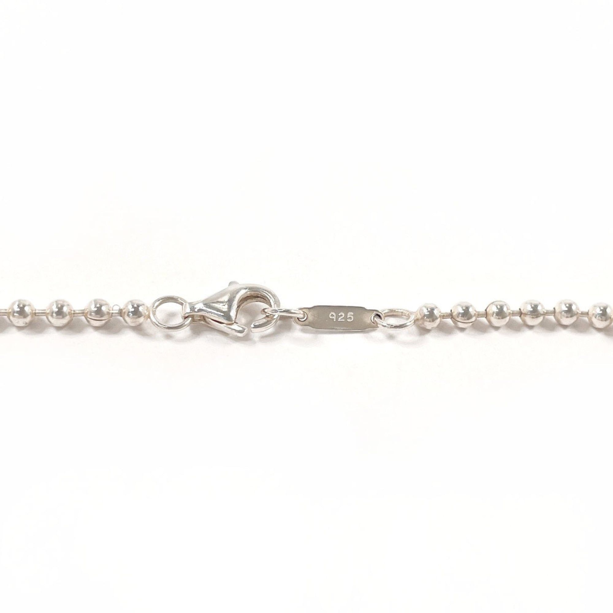 Tiffany & Co. TIFFANY&Co. Tiffany Atlas Plate Ball Chain Necklace, Sterling Silver 925, Unisex Size ONE SIZE - 5 Thumbnail