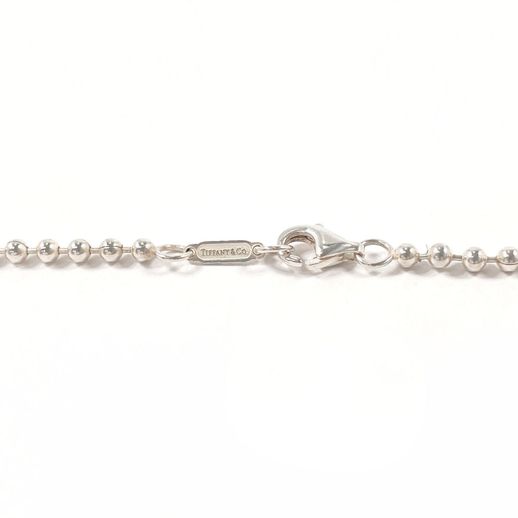 Tiffany & Co. TIFFANY&Co. Tiffany Atlas Plate Ball Chain Necklace, Sterling Silver 925, Unisex Size ONE SIZE - 4 Thumbnail