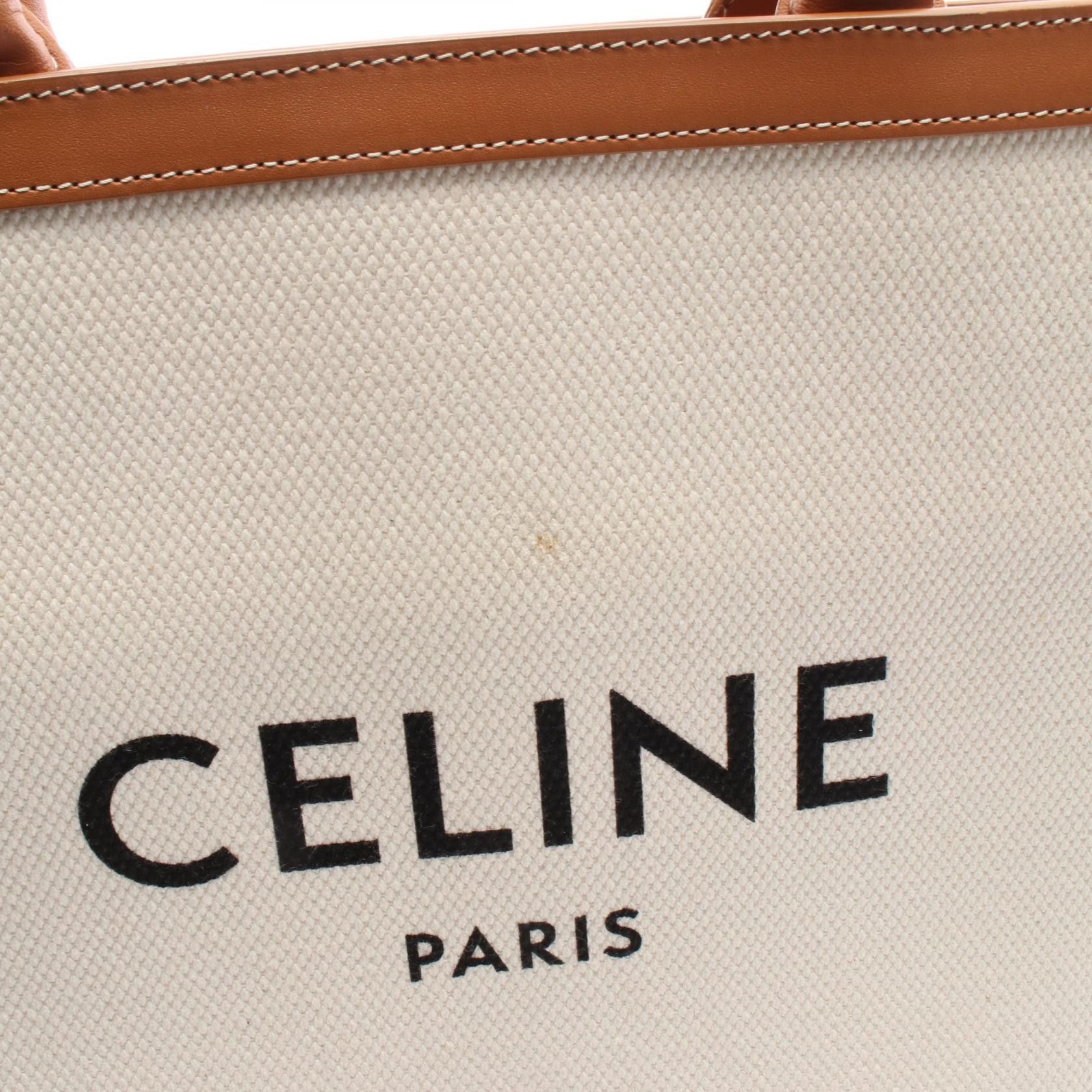 Celine Celine Celine Small Vertical Cabas Tote Bag Textile Tote Bag 192082BNZ DUTY FREE for USA Size ONE SIZE - 6 Thumbnail