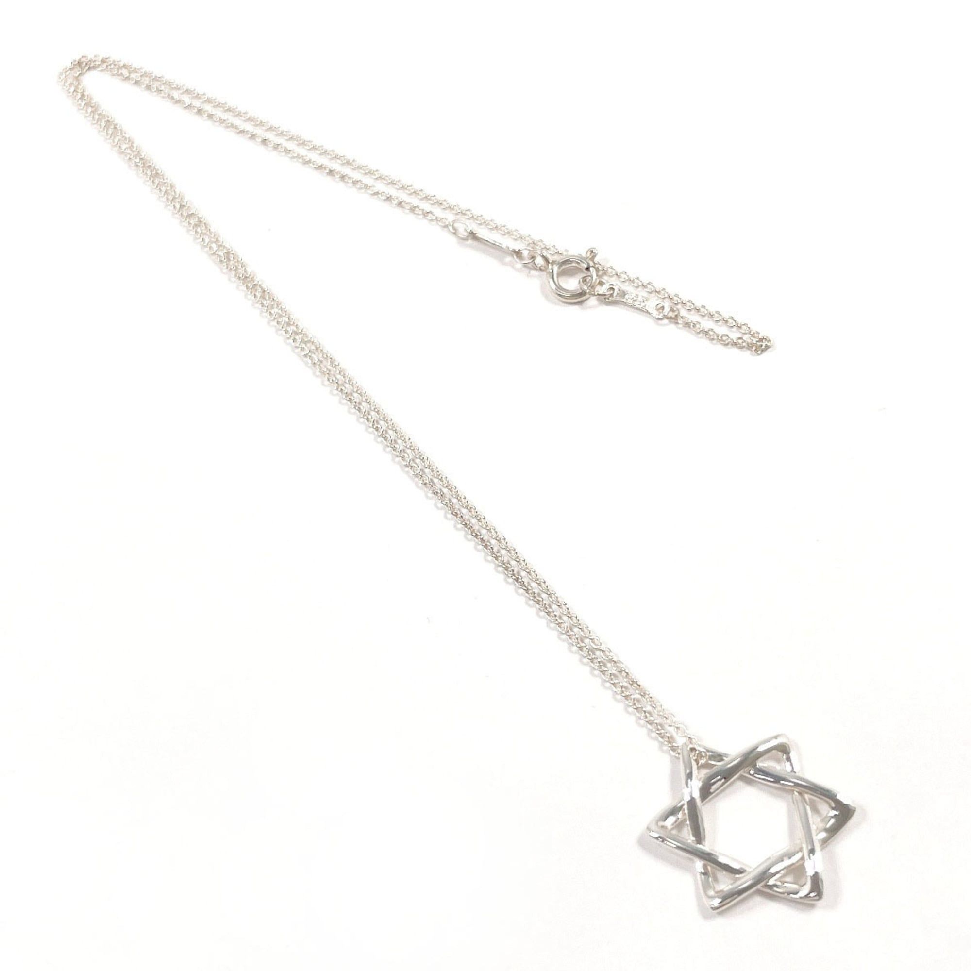 Tiffany & Co. TIFFANY&Co. Tiffany Star of David Elsa Peretti Necklace, Sterling Silver 925, Women's Size ONE SIZE - 3 Thumbnail