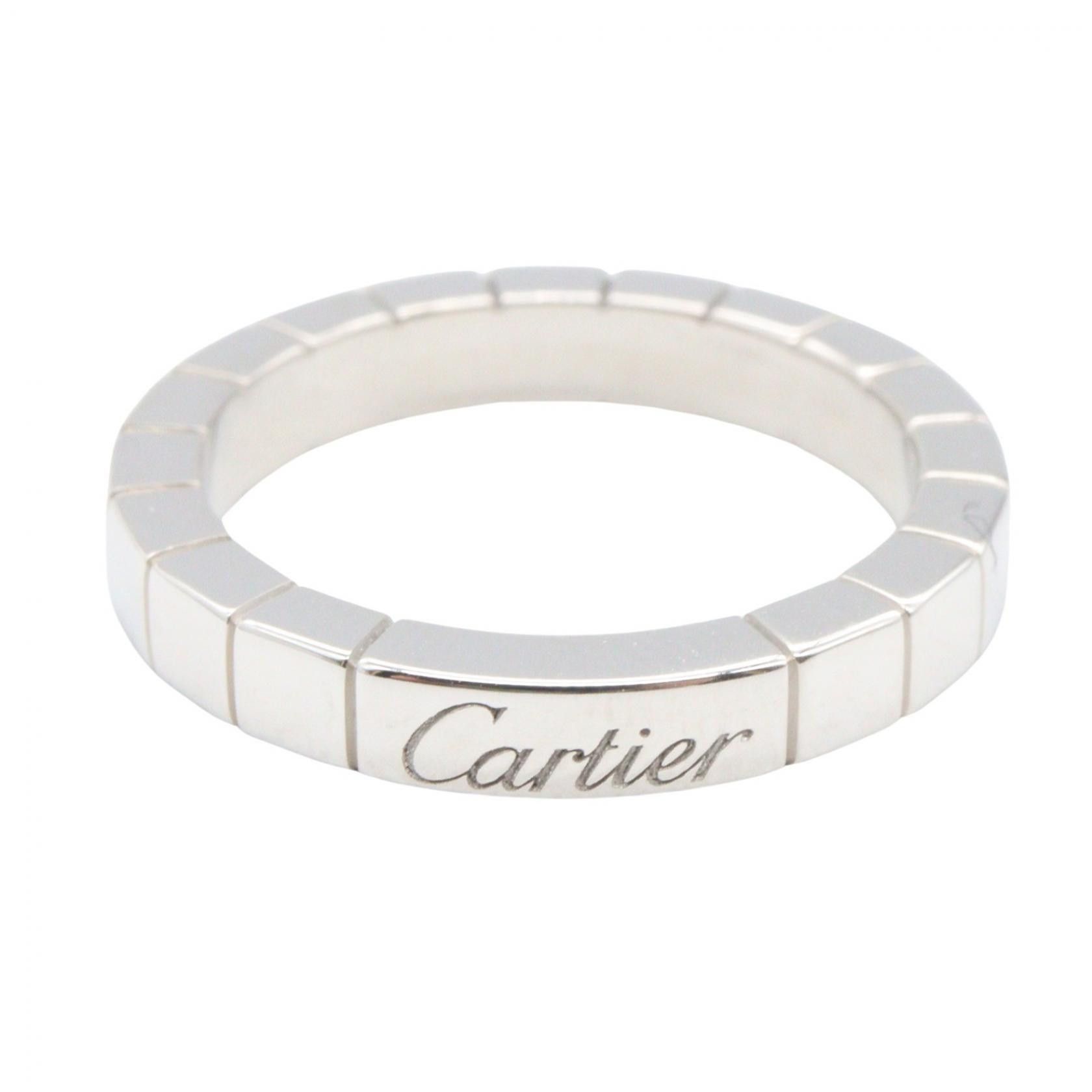 Cartier Cartier Cartier Lanieres Au750 White Gold Ring Size 9 Precious Metal Ring DUTY FREE for USA Size ONE SIZE - 2 Thumbnail