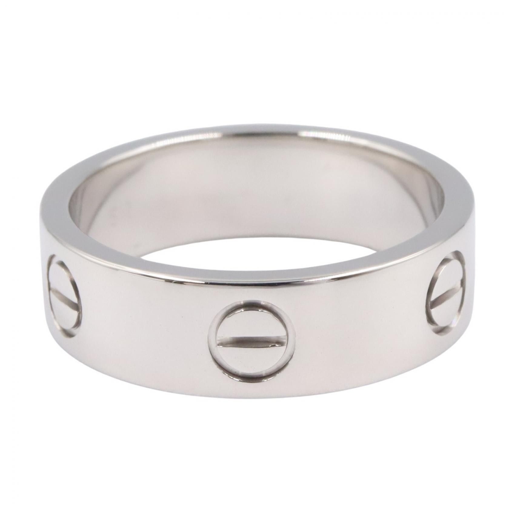 Cartier Cartier Cartier Love Au750 White Gold Ring Size 16 Precious Metal Ring DUTY FREE for USA Size ONE SIZE - 2 Thumbnail