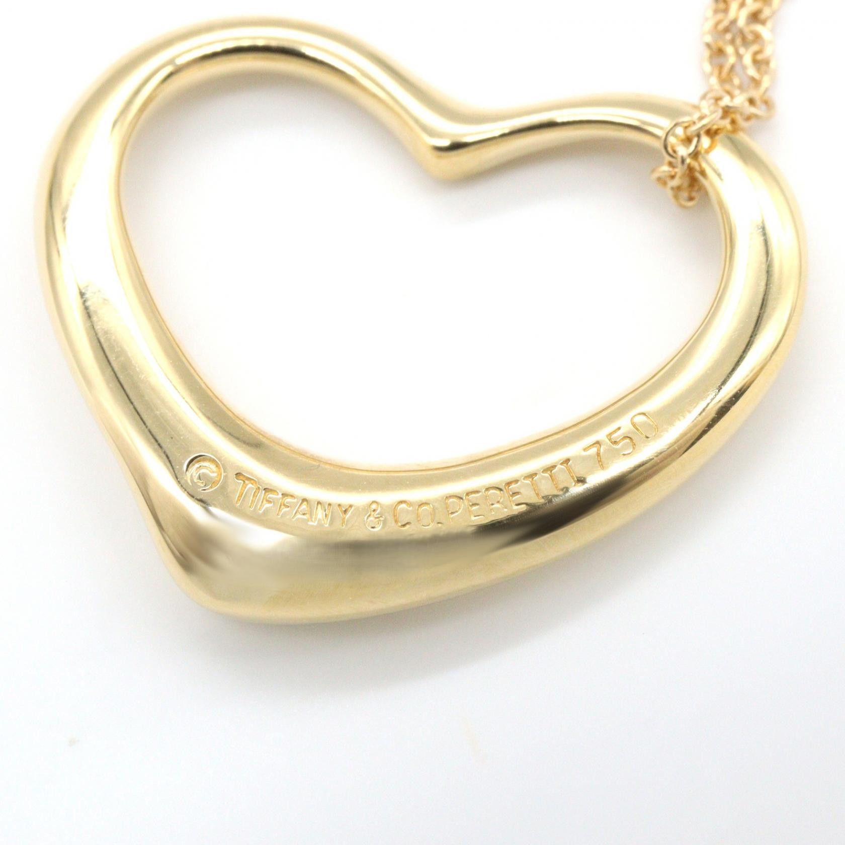 Tiffany & Co. Tiffany & Co. Tiffany＆Co. Open Heart Au750 Necklace Precious Metal Necklace DUTY FREE for USA Size ONE SIZE - 4 Thumbnail