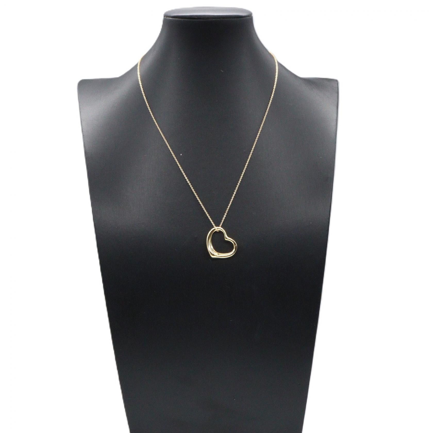 Tiffany & Co. Tiffany & Co. Tiffany＆Co. Open Heart Au750 Necklace Precious Metal Necklace DUTY FREE for USA Size ONE SIZE - 5 Thumbnail