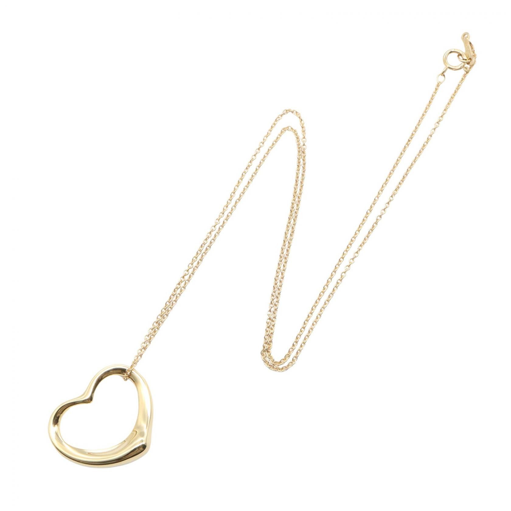 Tiffany & Co. Tiffany & Co. Tiffany＆Co. Open Heart Au750 Necklace Precious Metal Necklace DUTY FREE for USA Size ONE SIZE - 2 Thumbnail