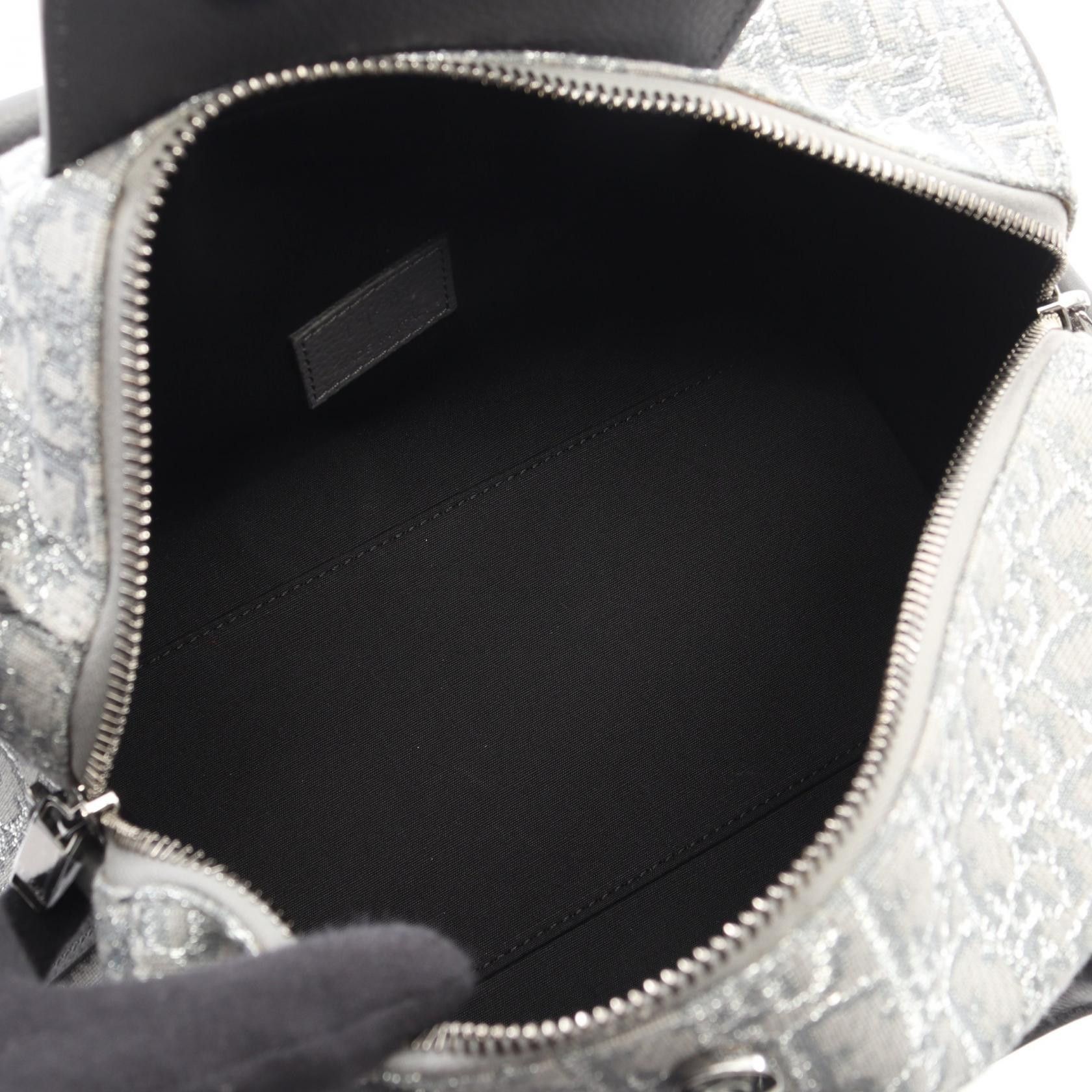 Dior Dior Dior LINGOT26 Oblique Canvas Leather Handbag Textile Handbag DUTY FREE for USA Size ONE SIZE - 3 Thumbnail